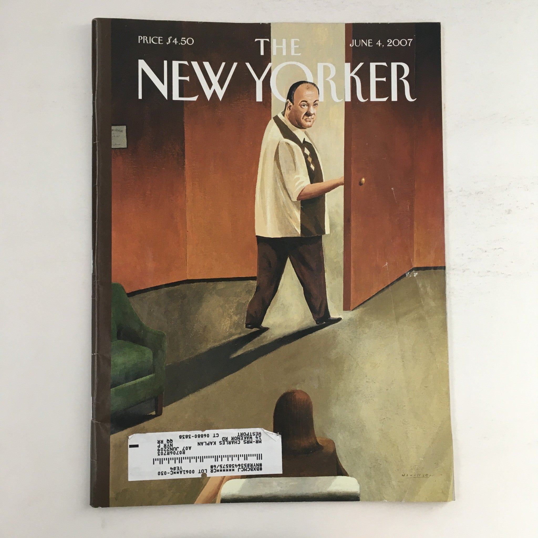 The New Yorker June 4 2007 Full Magazine Tony Soprano Mark Ulriksen, VG