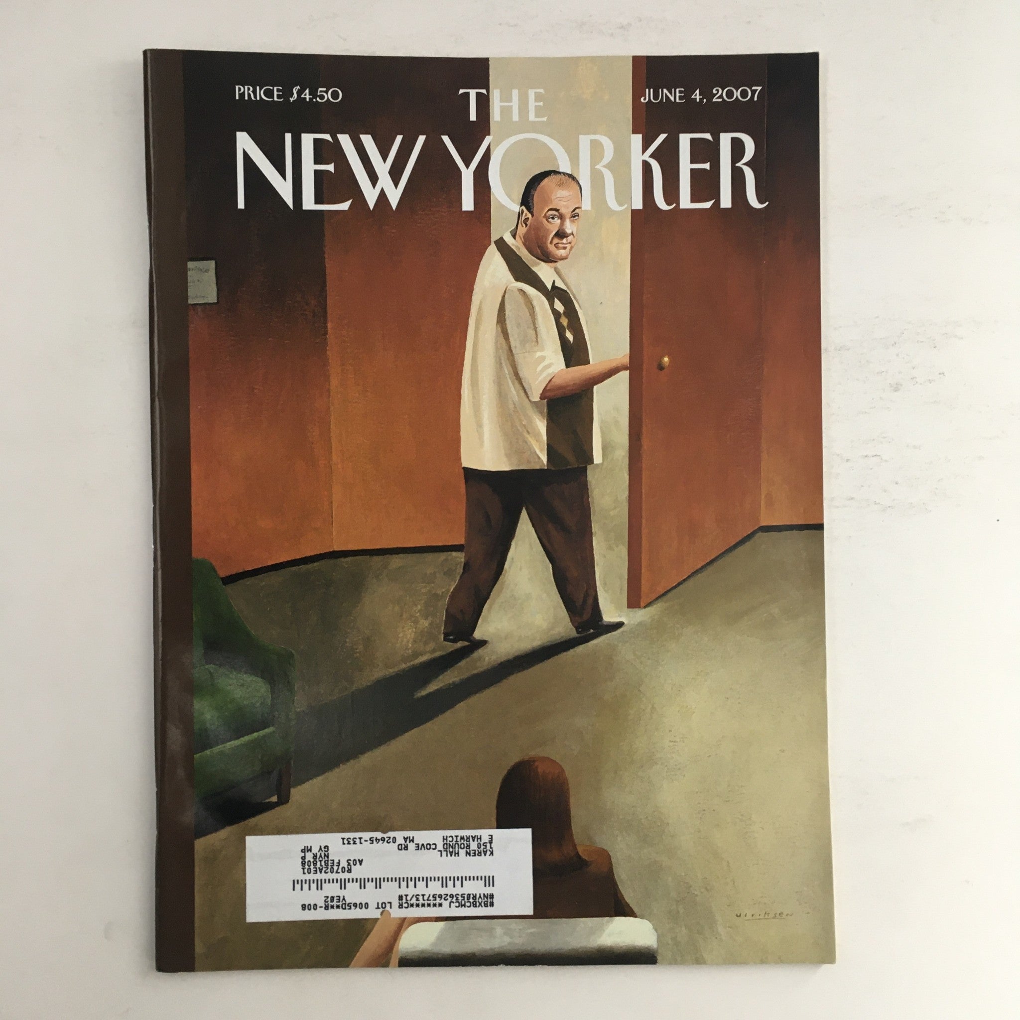 The New Yorker June 4 2007 Full Magazine Tony Soprano Mark Ulriksen, VG