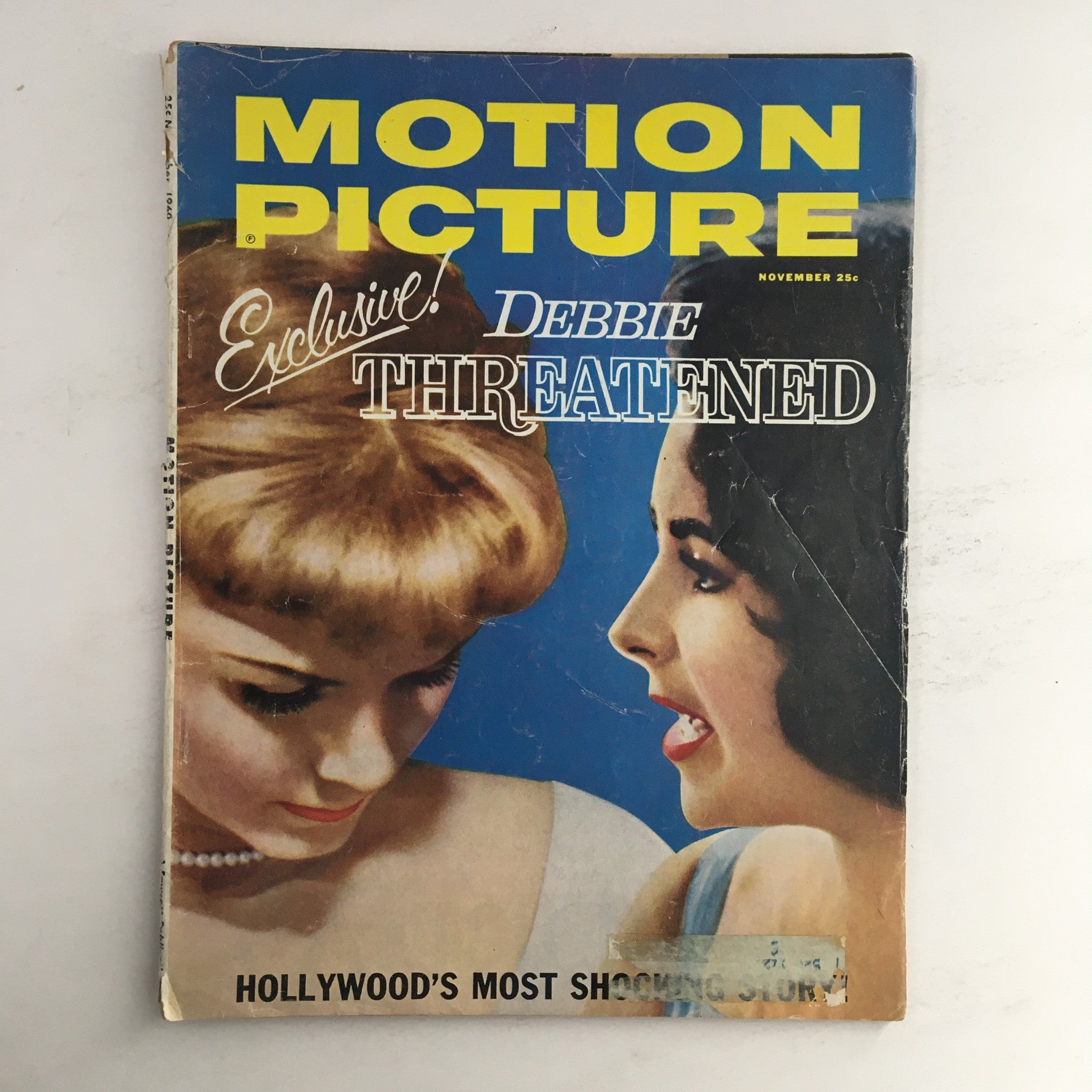 Motion Picture Magazine November 1960 Debbie Reynolds & Elizabeth Taylor