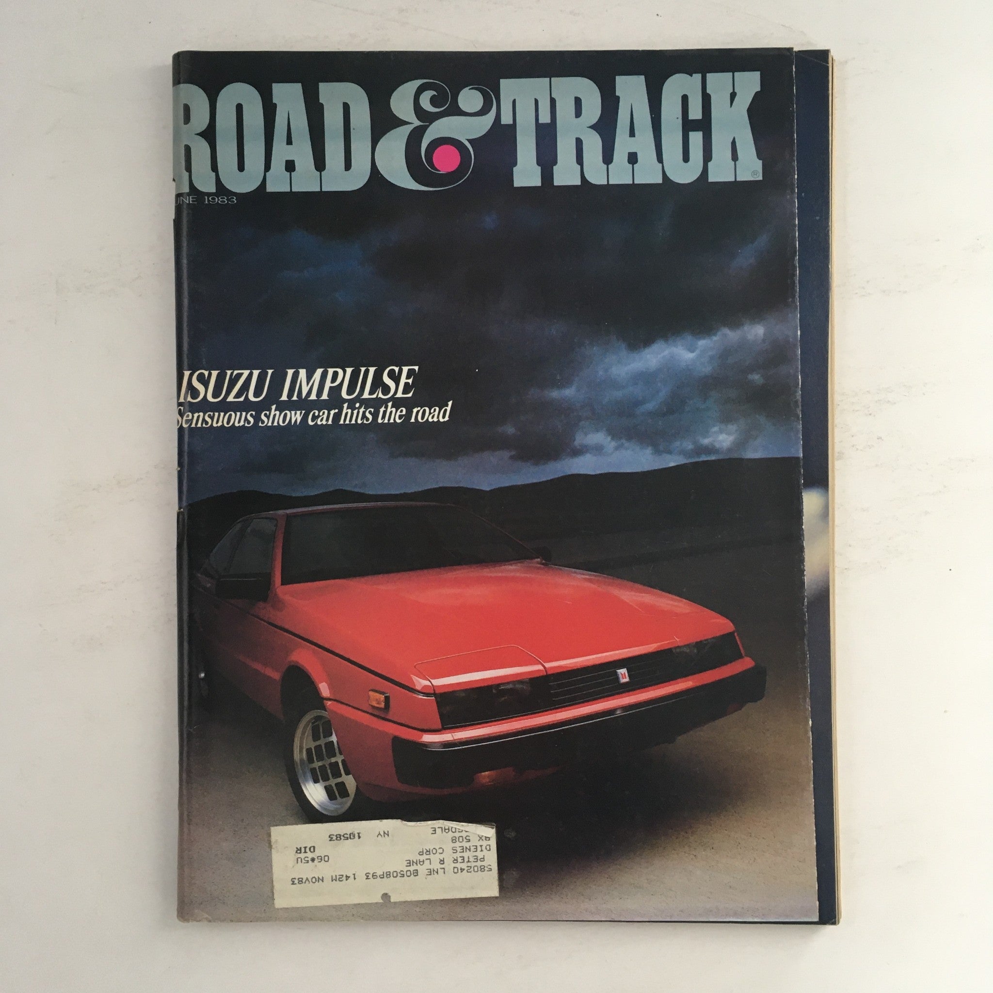 Road & Track Magazine June 1983 Isuzu Impulse Sensuous Show Car Hits The Road