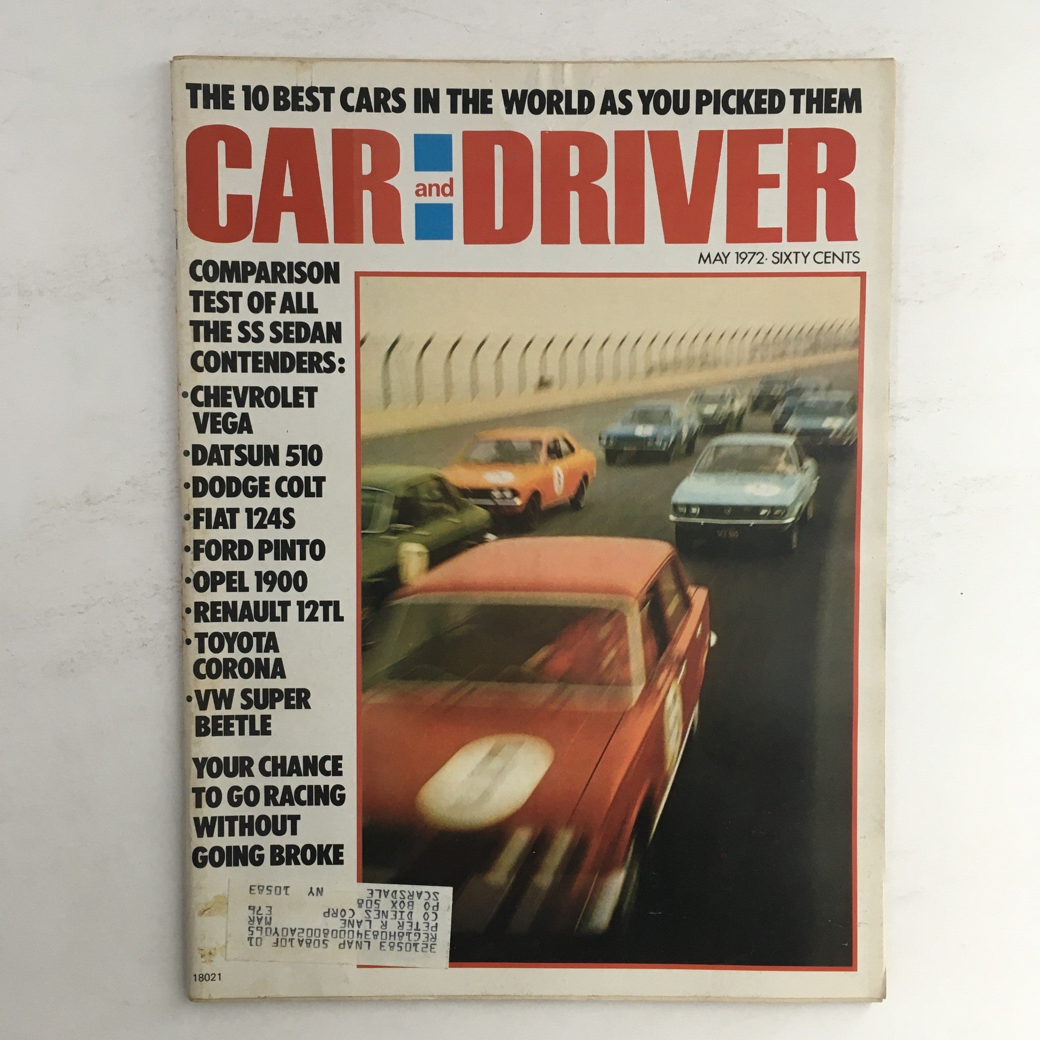 Car and Driver Magazine May 1972 Comparison Test of All The SS Sedans Contenders