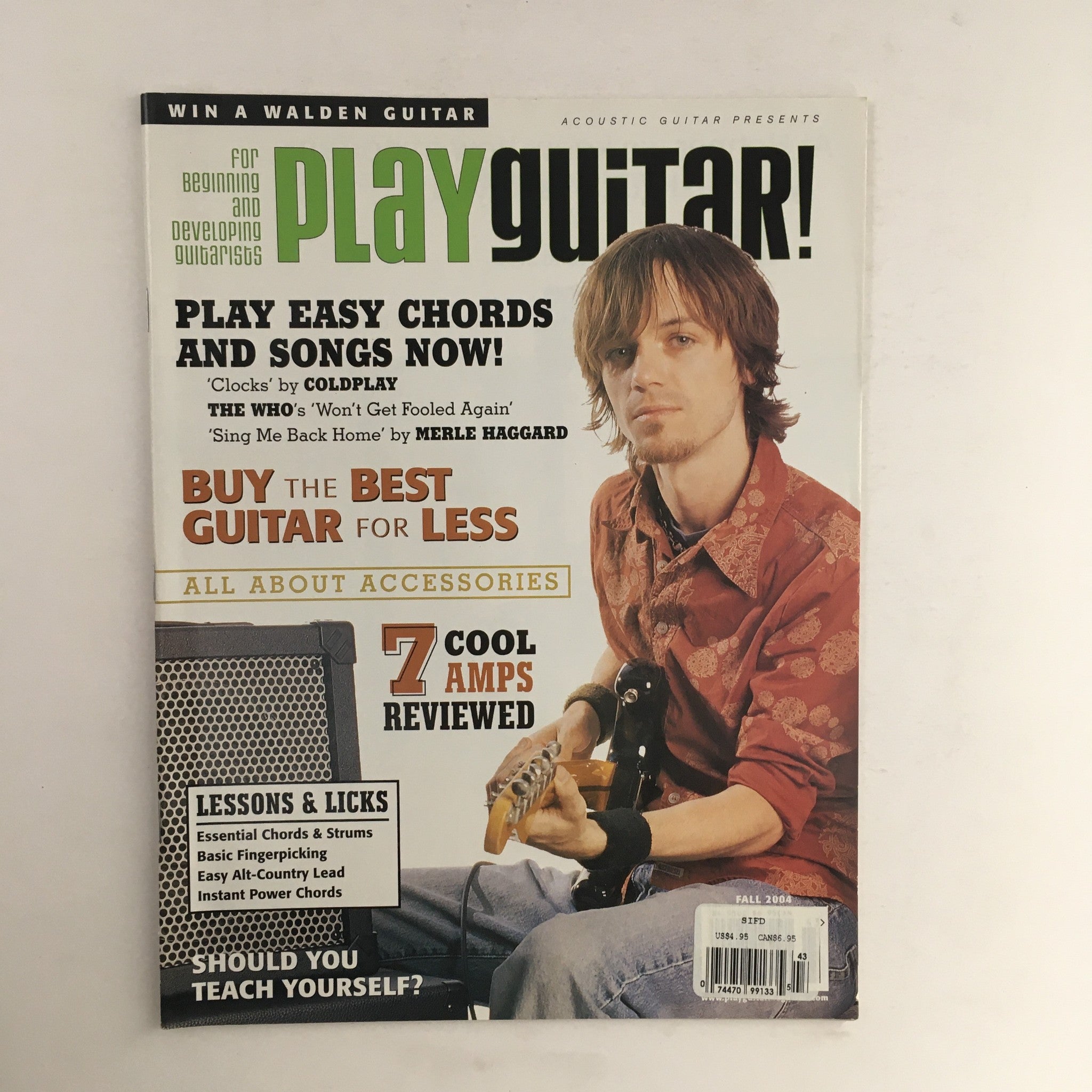 Play Guitar Magazine Fall 2004 Play Easy Chords & Songs Now, No Label VG