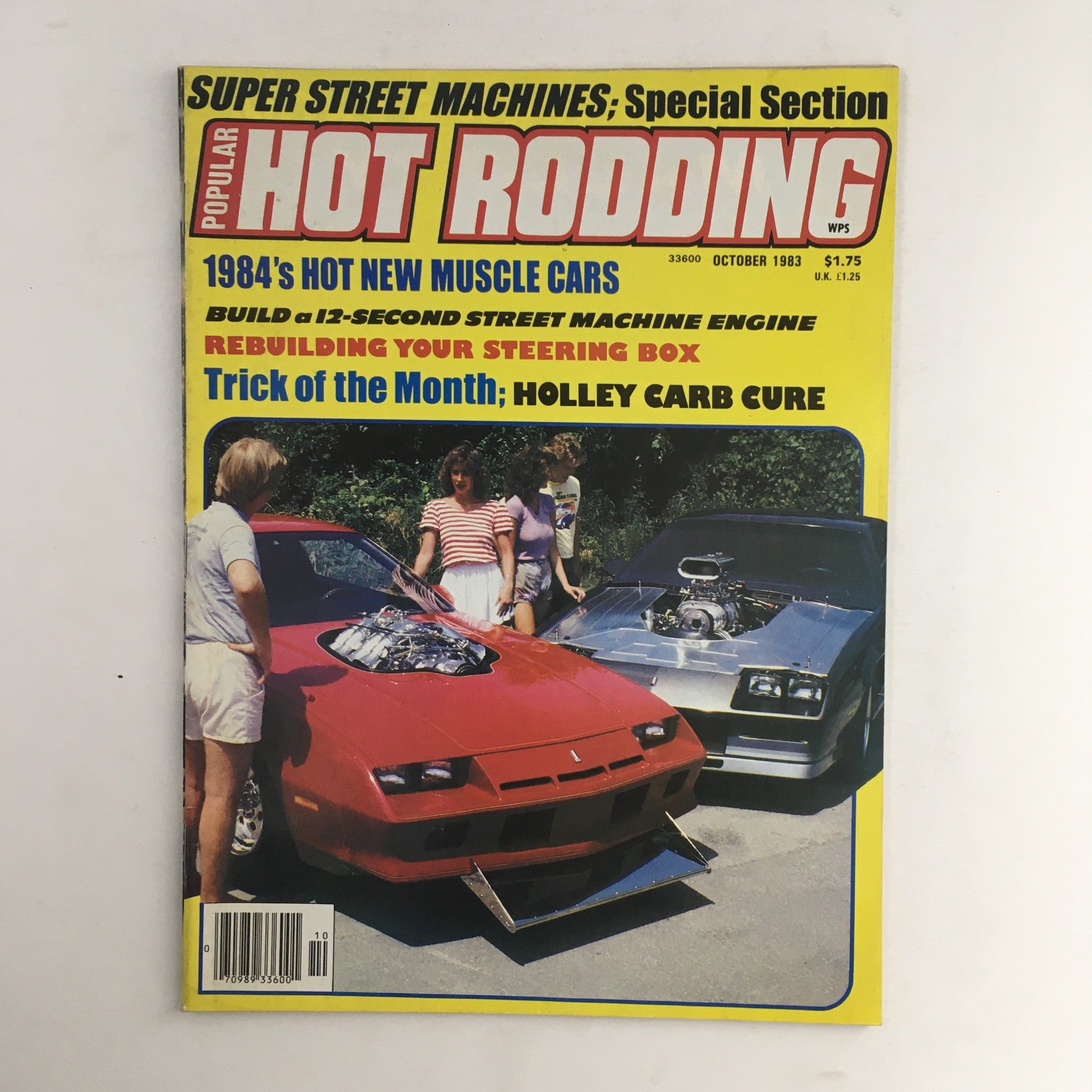 Popular Hot Rodding Magazine October 1983 Holley Carb Cure Trick, No Label VG