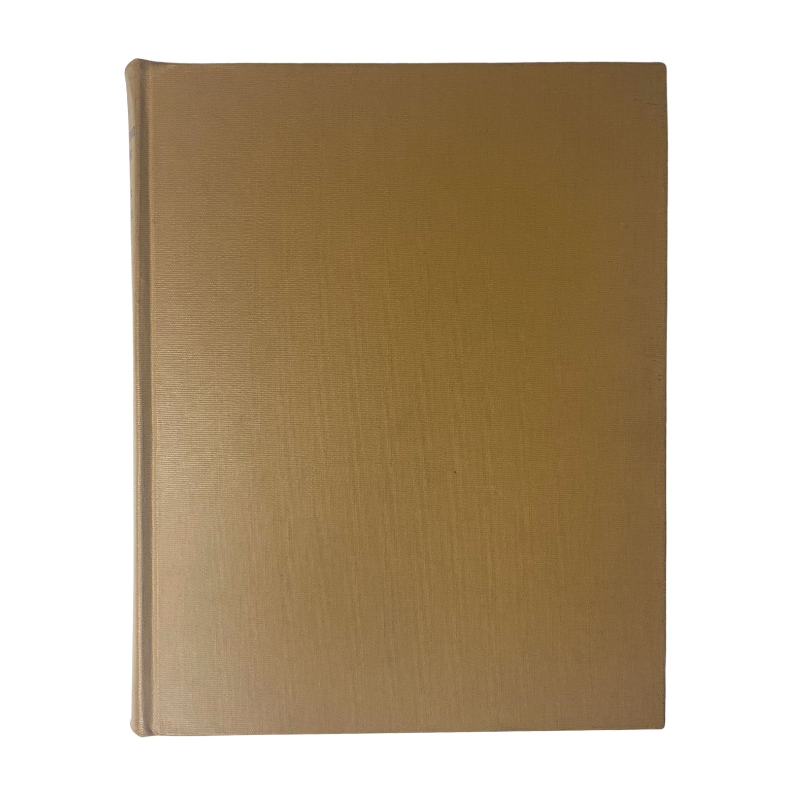 Ladies' Home Journal Library Bound Magazine 1962 Full Year January - December cover displaying a solid golden spine without any text, indicating a well-preserved vintage collection.