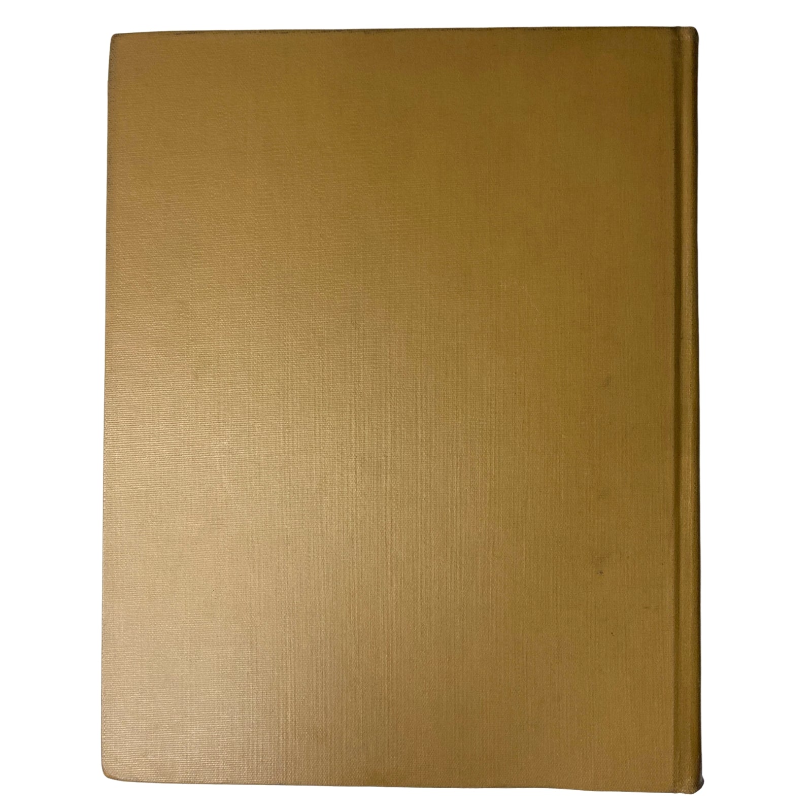 Ladies' Home Journal Library Bound Magazine 1962 Full Year January - December, showing the plain golden cover of the bound volume, reflecting its vintage style and preservation.