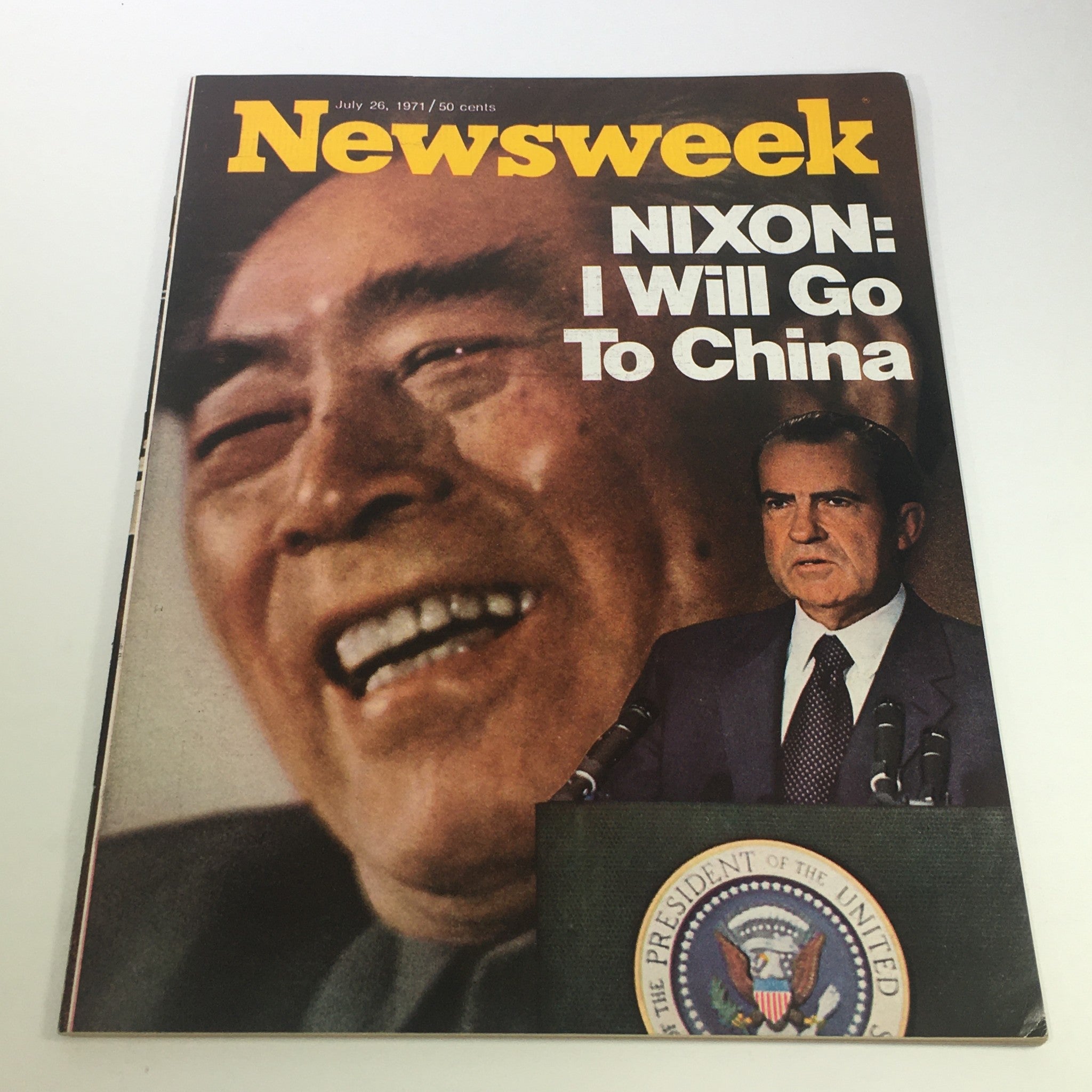 VTG Newsweek Magazine July 26 1971 - Richard Nixon / Newsstand / No Label