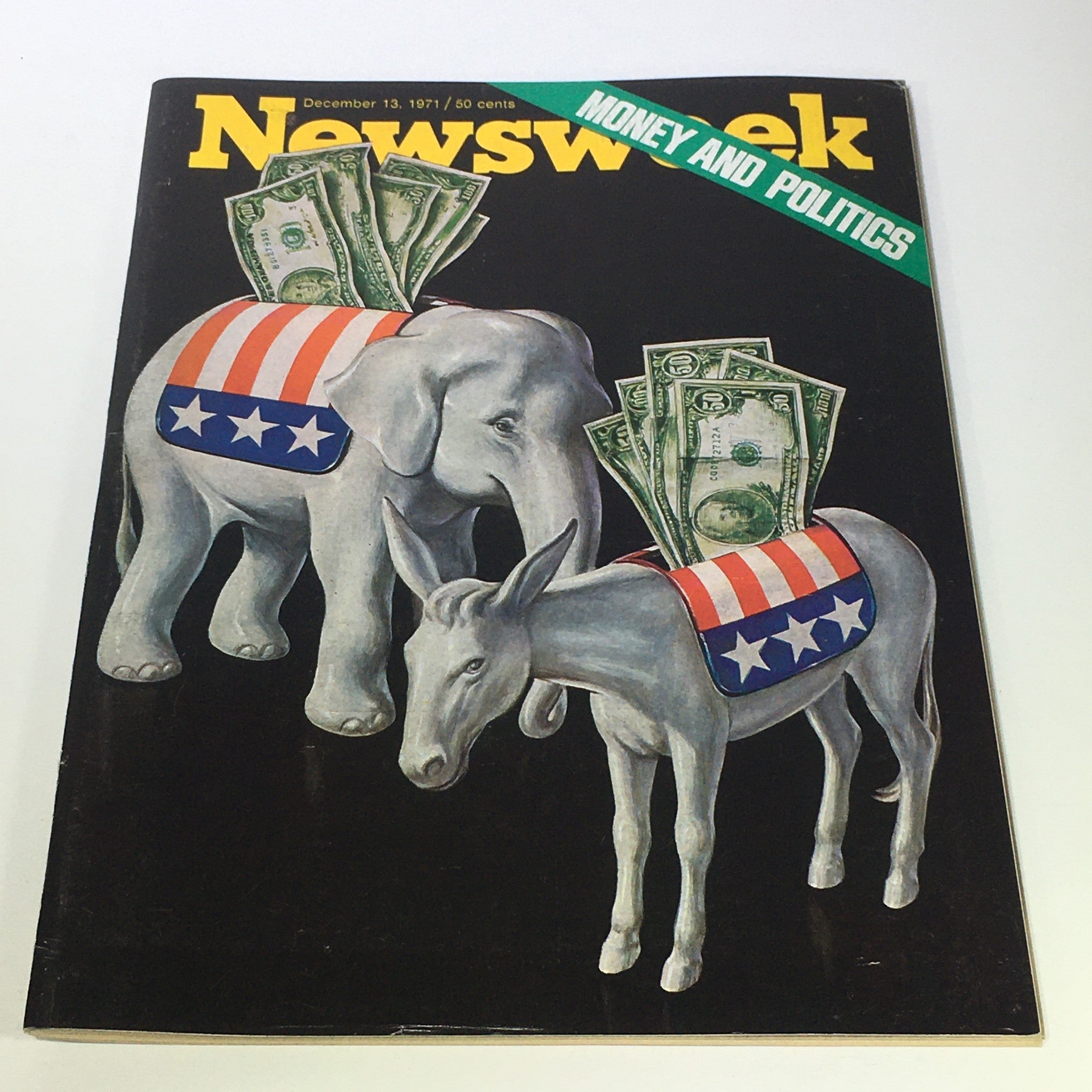 VTG Newsweek Magazine December 13 1971 - Money and Politics / Newsstand