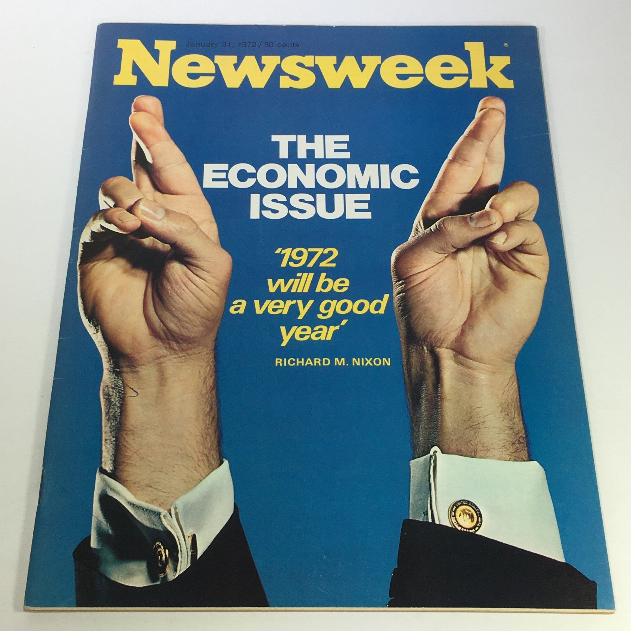 VTG Newsweek Magazine January 31 1972 - Economic Issue Richard Nixon / Newsstand