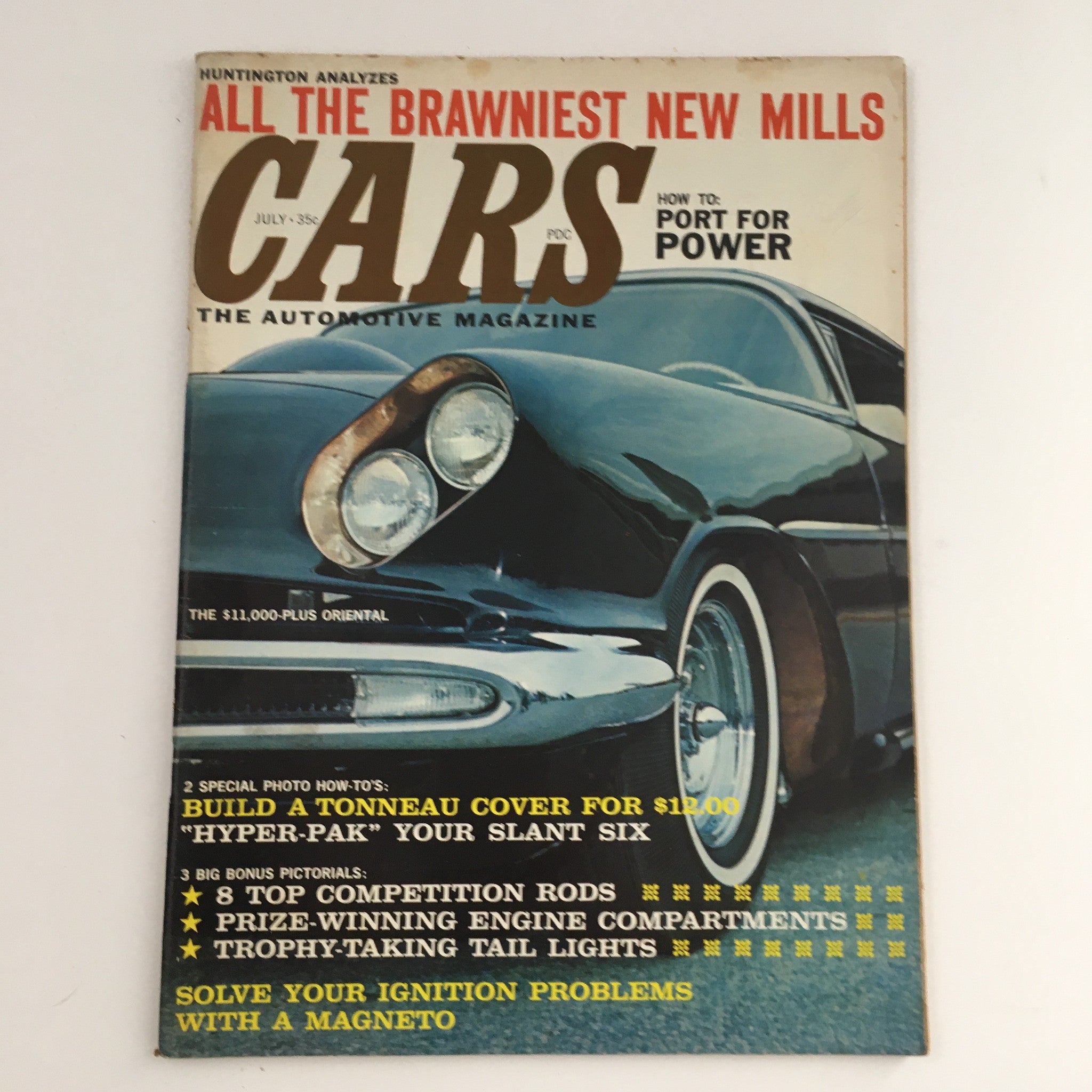 Cars Automotive Magazine July 1961 The Modified Street Engines, No Label