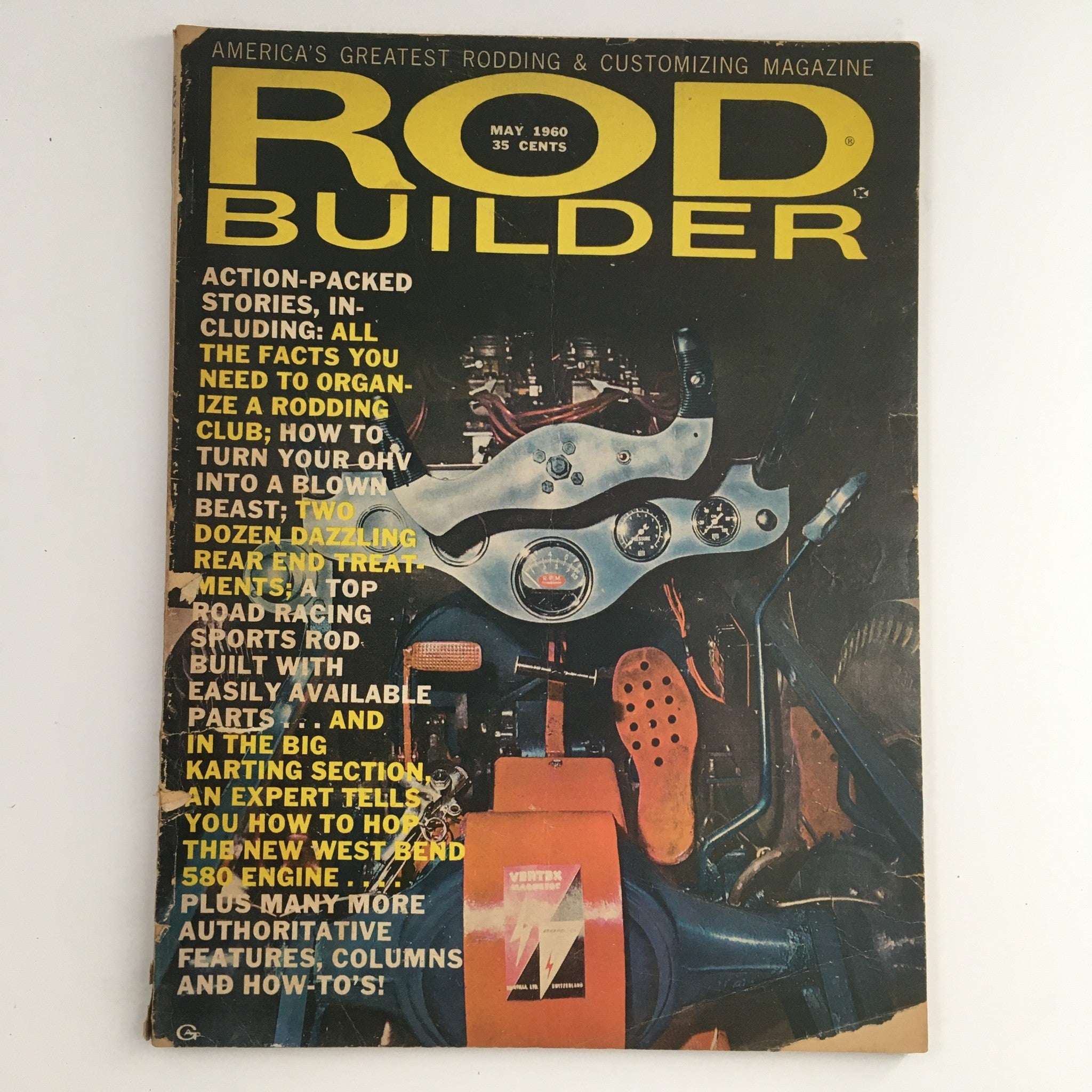 Rod Builder Magazine May 1960 Facts You Need To Organize A Rodding Club No Label