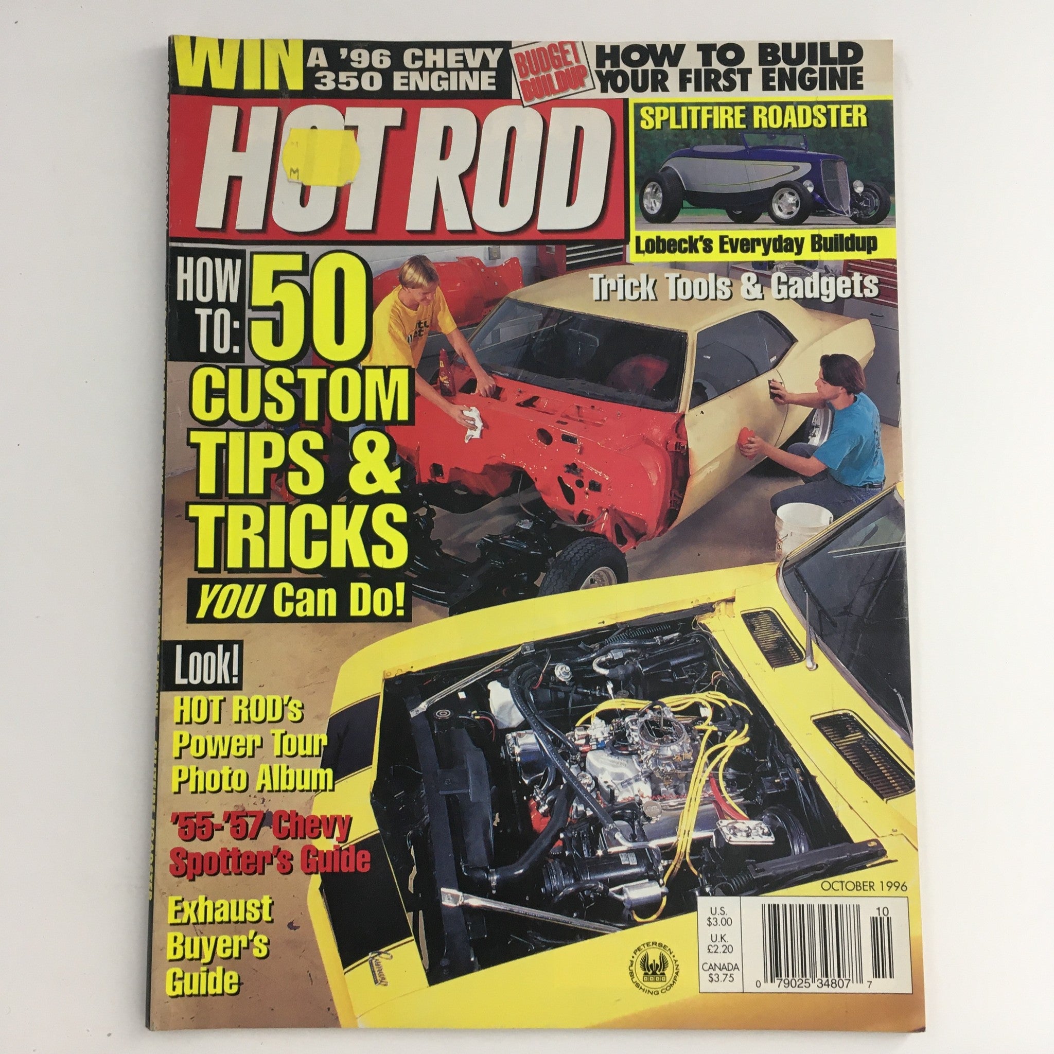 Hot Rod Magazine October 1996 50 Custom Tips & Tricks You Can Do, No Label