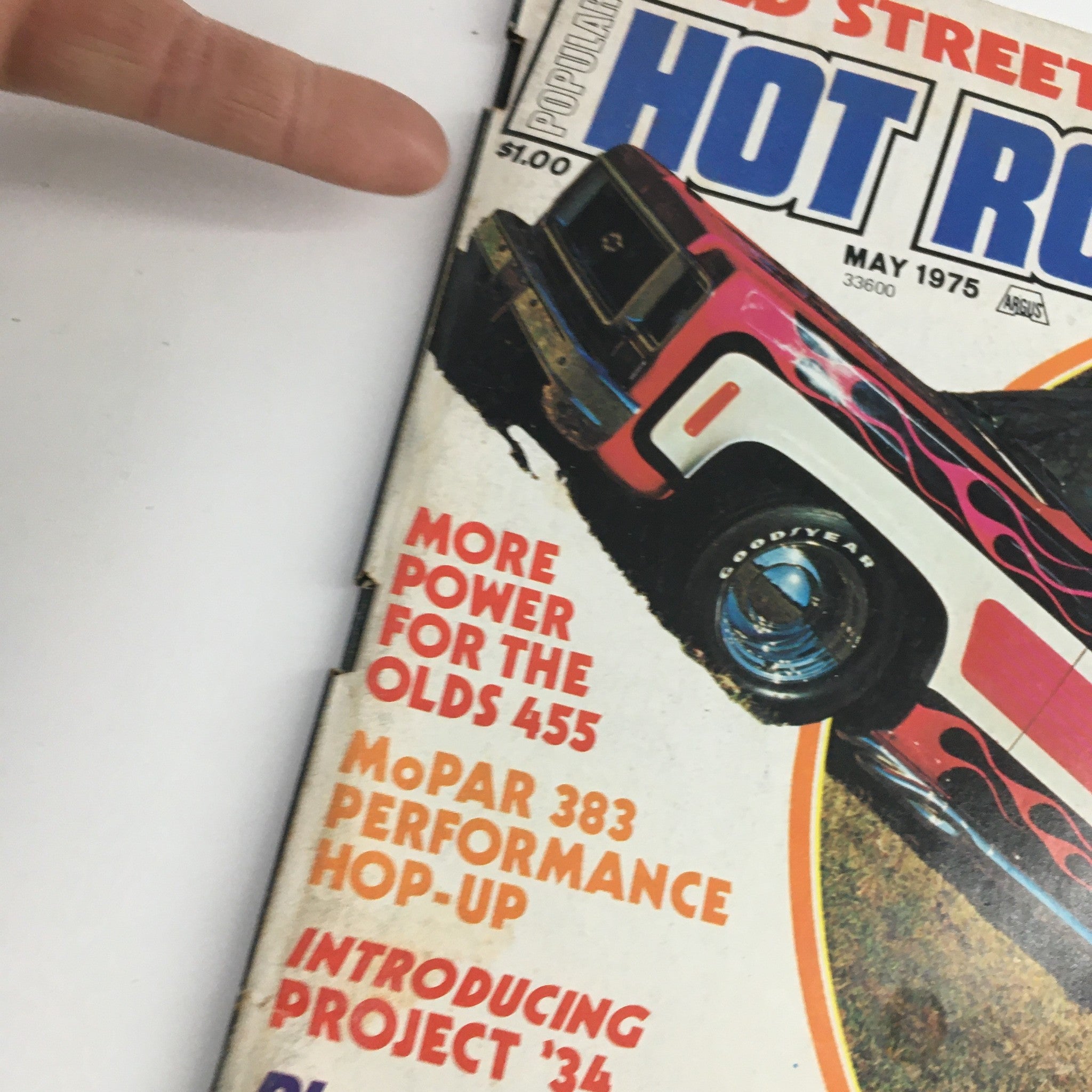 Popular Hot Rodding Magazine May 1975 MoPar 383 Performance Hop-Up, No Label