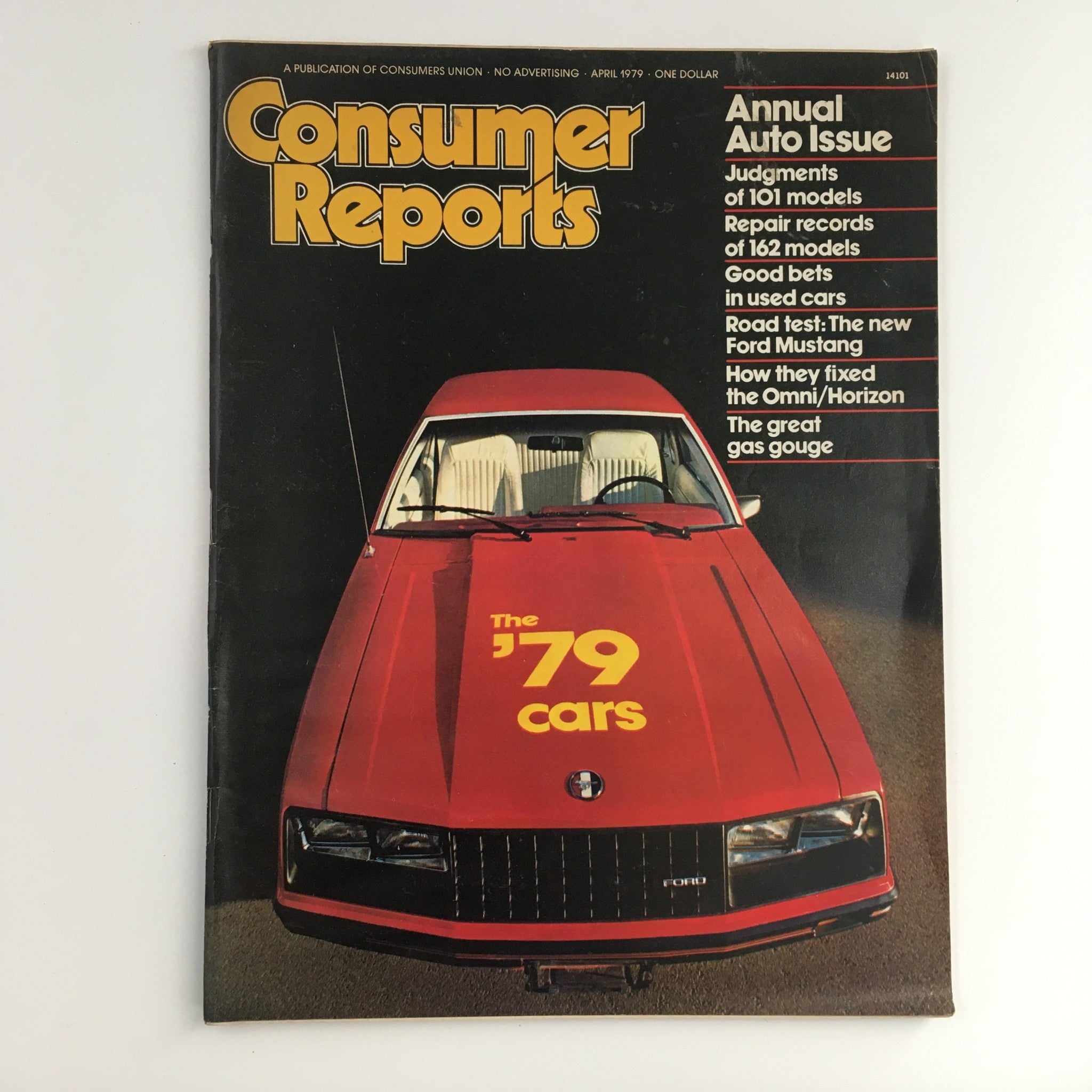 Consumer Reports Magazine April 1979 The Road Test of The New Ford Mustang