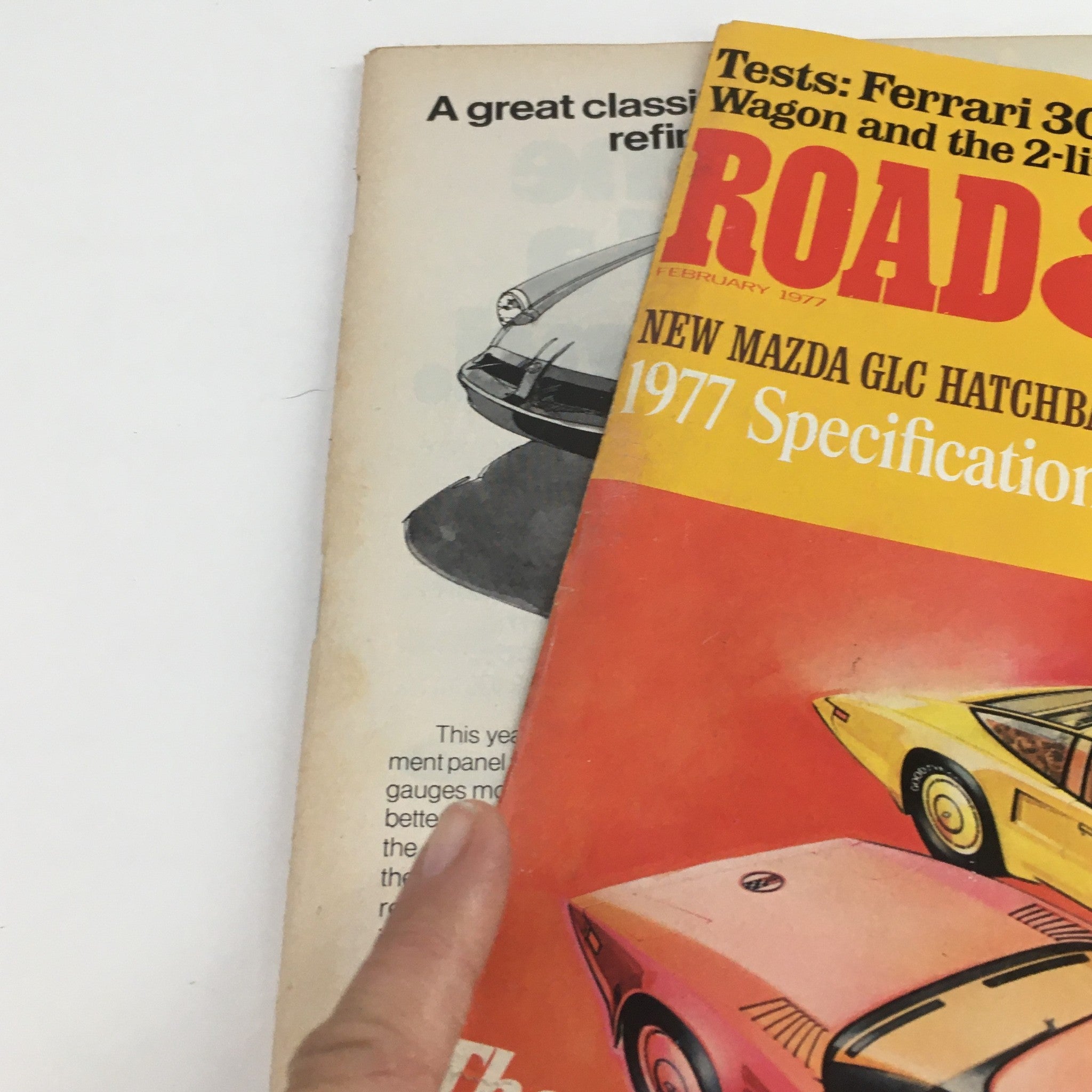 Road & Track Magazine February 1977 Mazda GLC Hatchback Piston Engine & Value