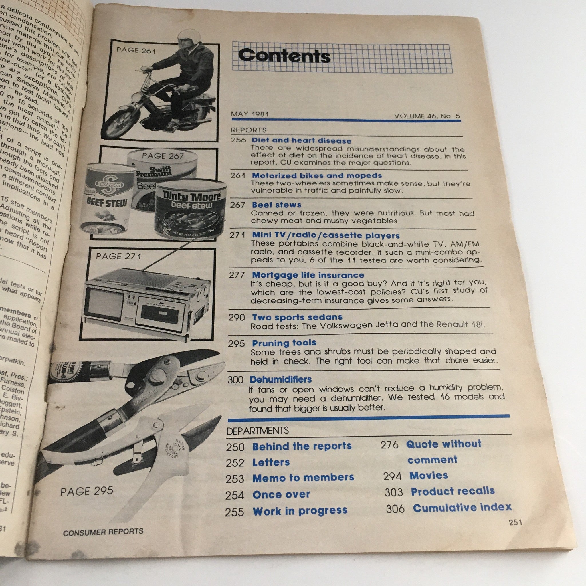 Consumer Reports Magazine May 1981 Everyone Knows About Diet & Heart Disease