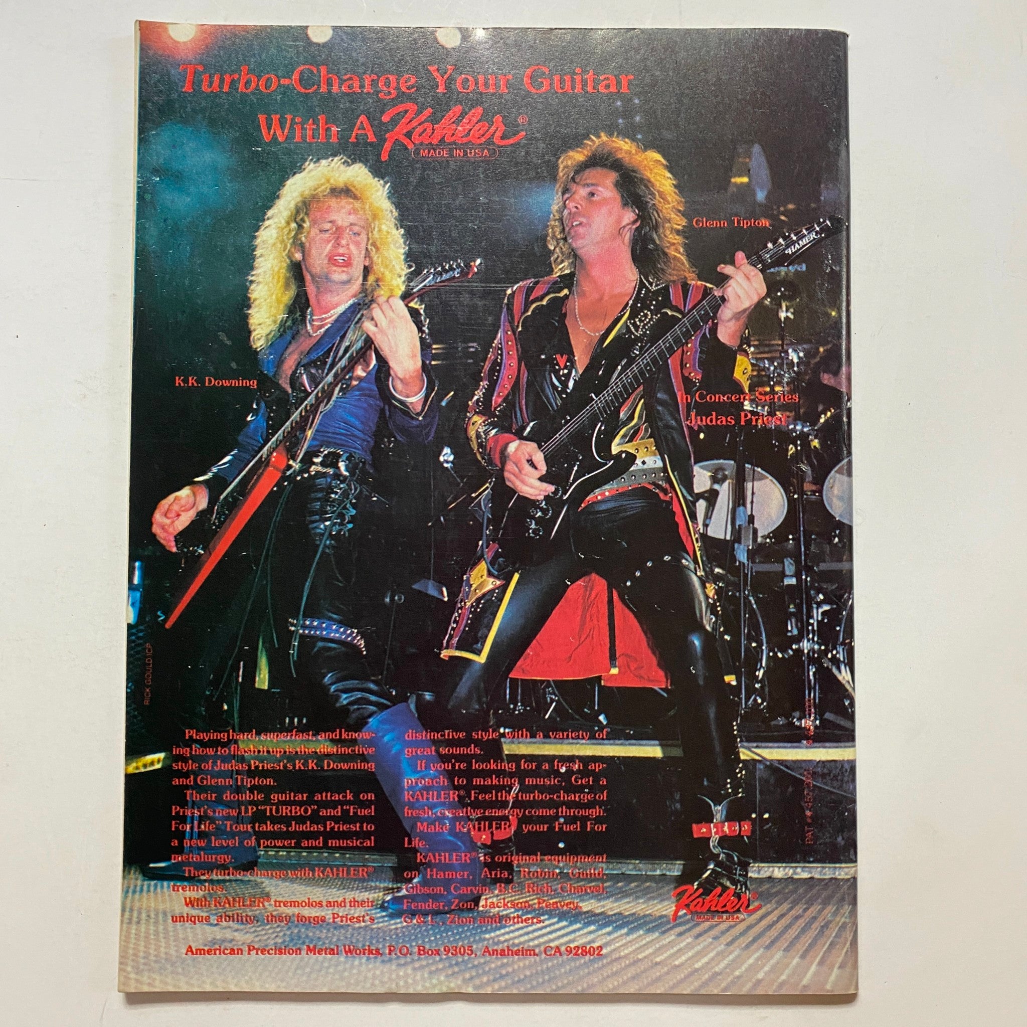 Guitar for the Practicing Musician Magazine February 1987 Jake & Warren w Poster