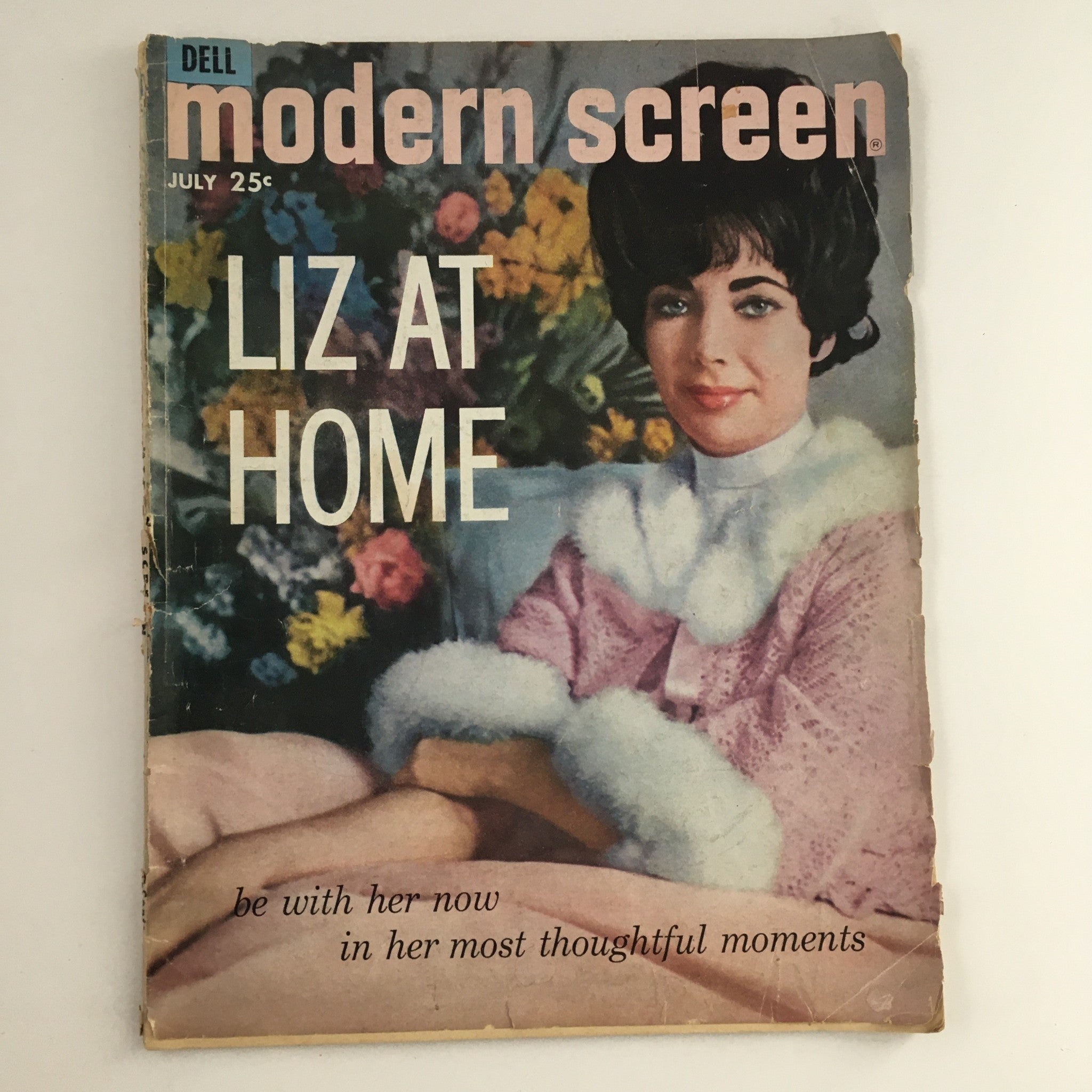 Modern Screen Magazine July 1961 Elizabeth Taylor & Jimmy Rodgers, No Label