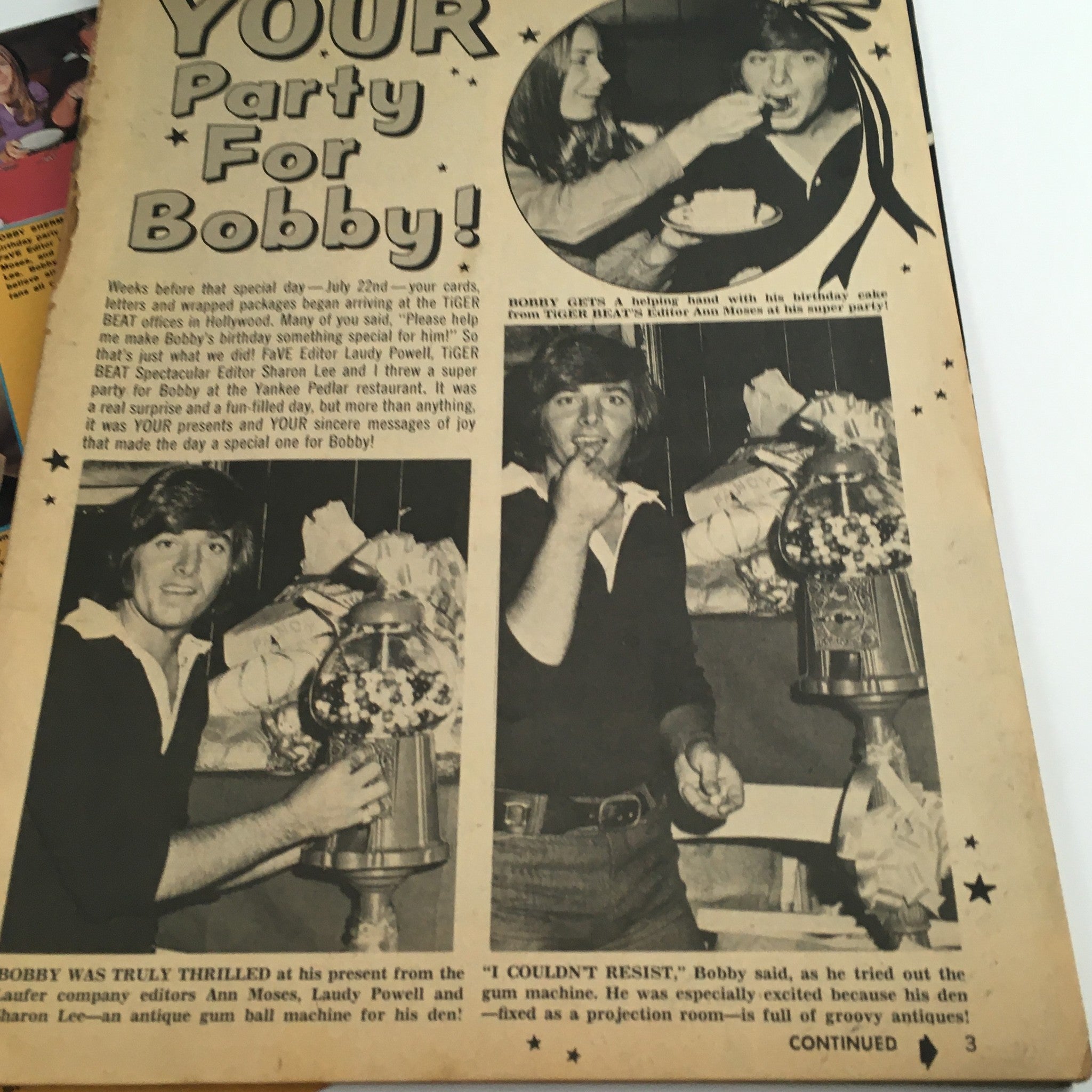 Tiger Beat Magazine November 1971 David Cassidy The Jackson 5 w Poster, No Label