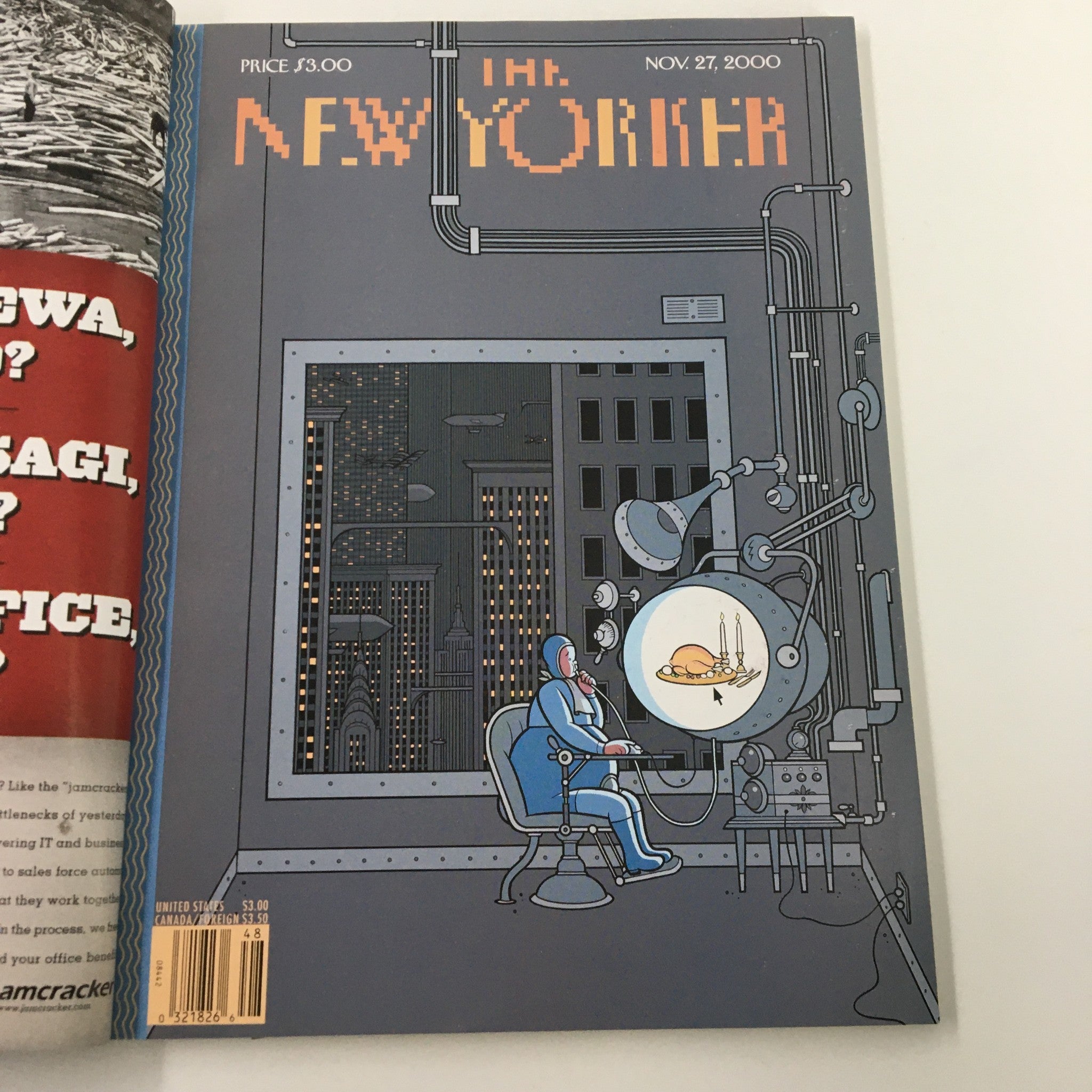 The New Yorker Full Magazine November 27 2000 Thanksgiving.com by Chris Ware