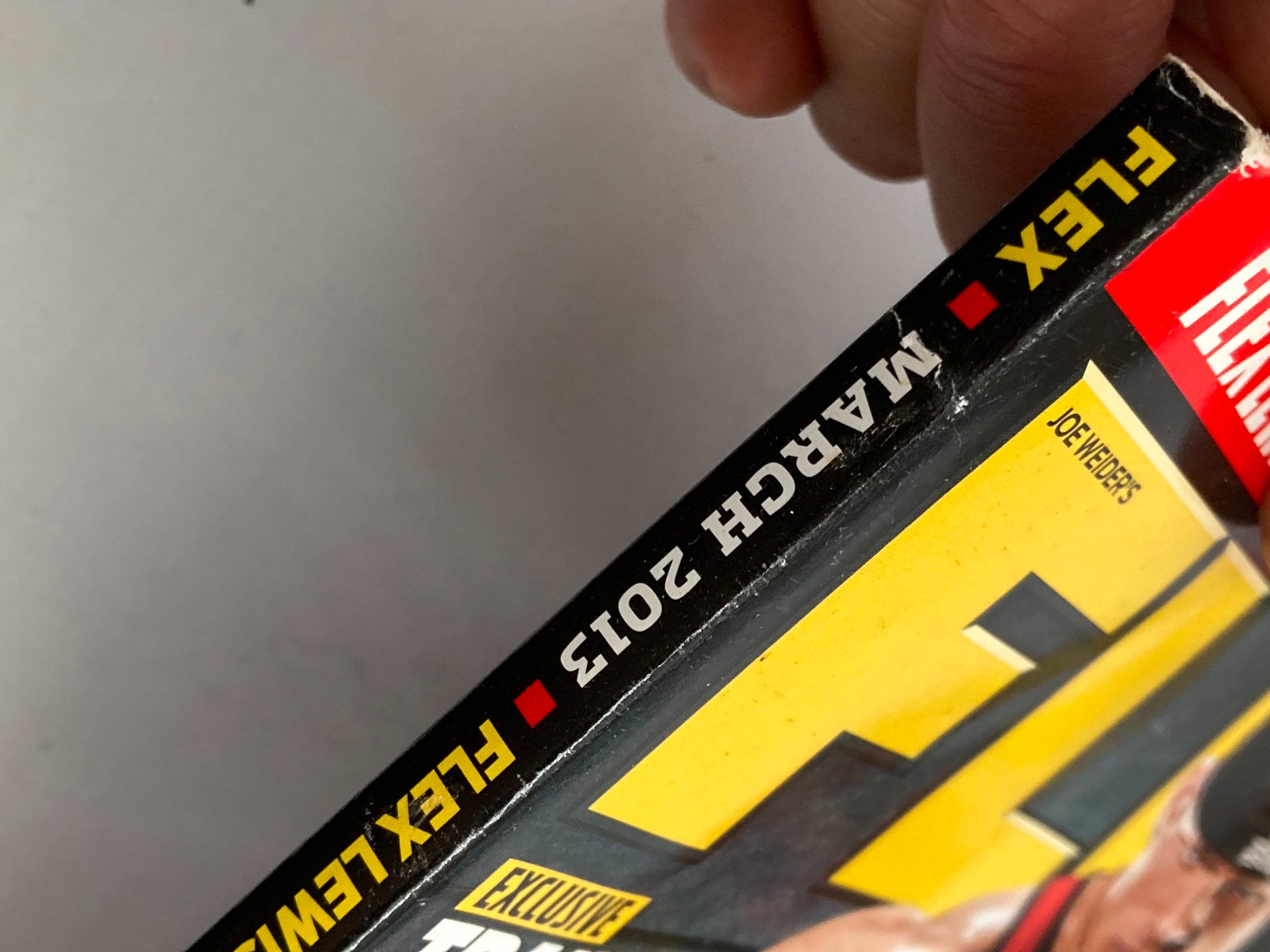 Joe Weider's Flex Magazine March 2013 Flex Lewis, Arnold Schwarzenegger No Label