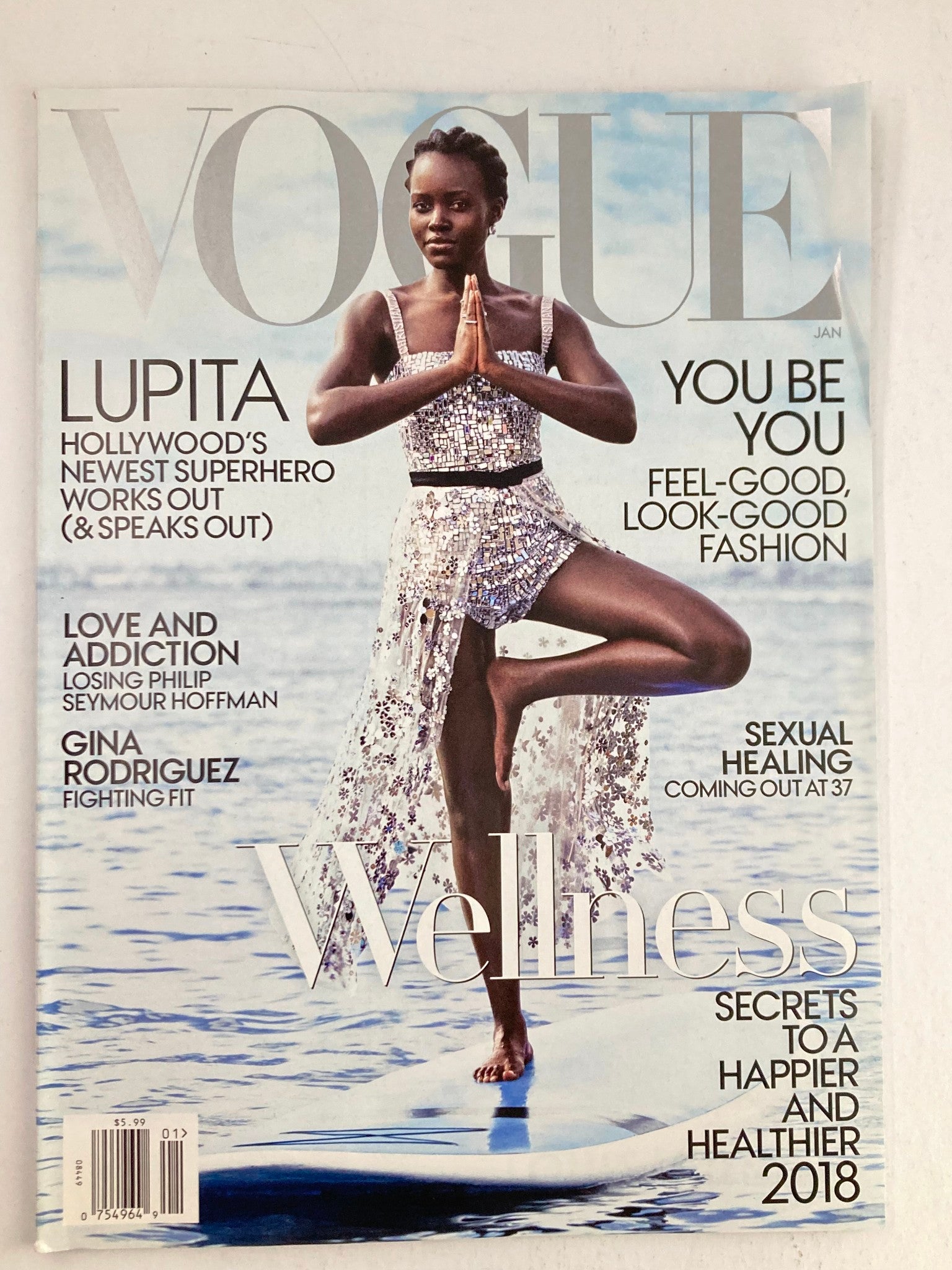 Vogue Magazine January 2018 Lupita Nyong'o Hollywood's Newest Superhero No Label