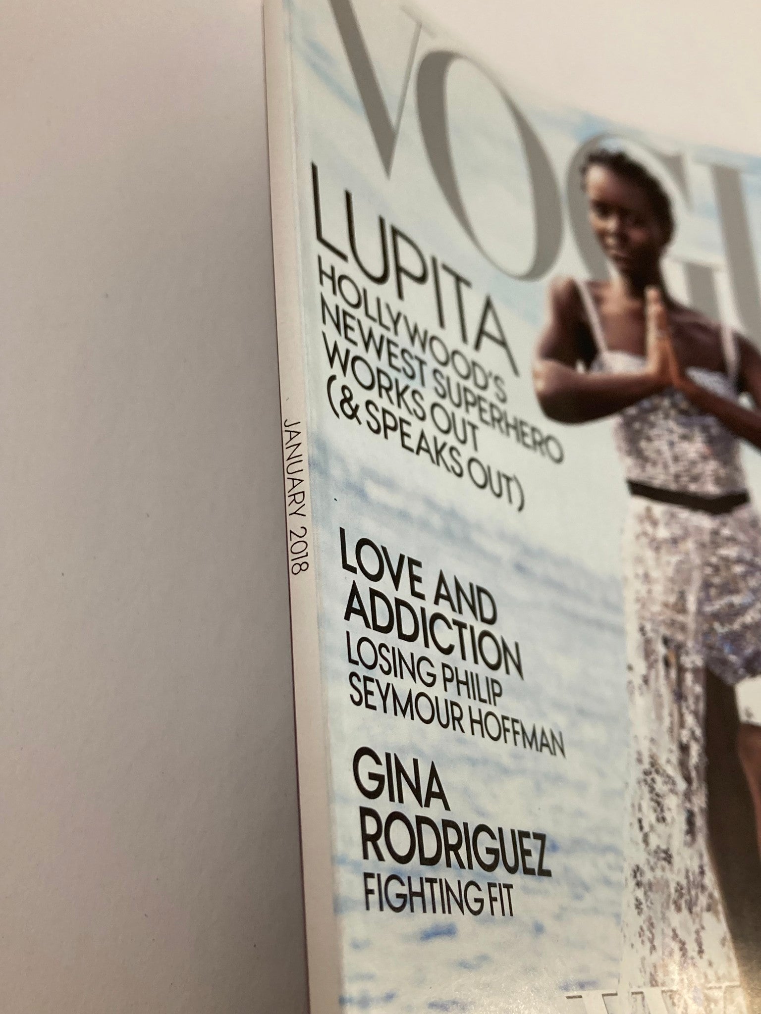 Vogue Magazine January 2018 Lupita Nyong'o Hollywood's Newest Superhero No Label