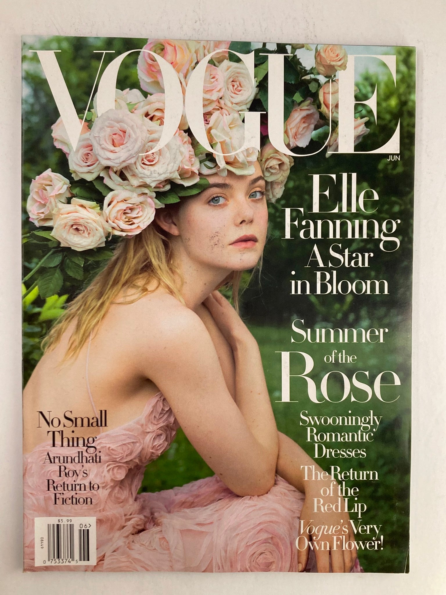 Vogue Magazine June 2017 Elle Fanning A Star in Bloom No Label