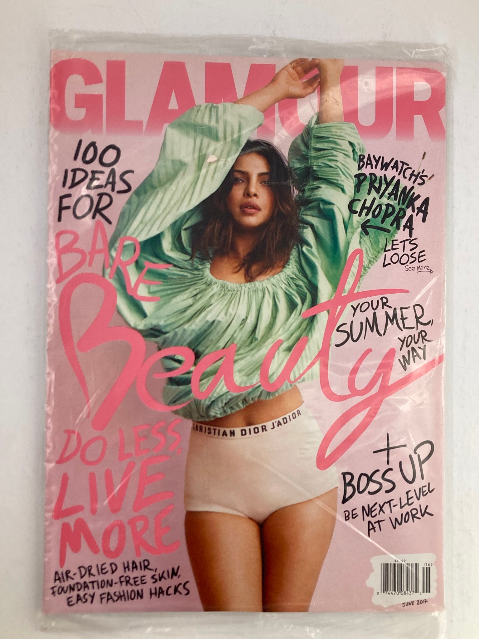 Glamour Magazine June 2017 Priyanka Chopra Lets Loose SEALED