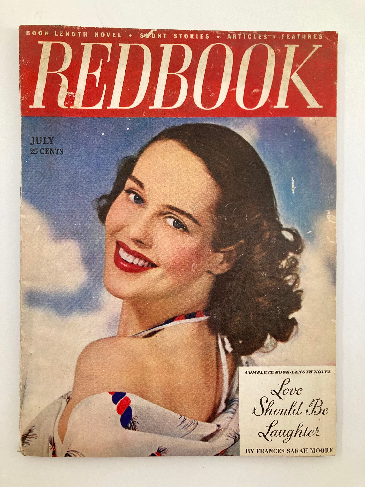 VTG Redbook Magazine July 1949 Vol 89 #3 Love Should Be Laughter No Label