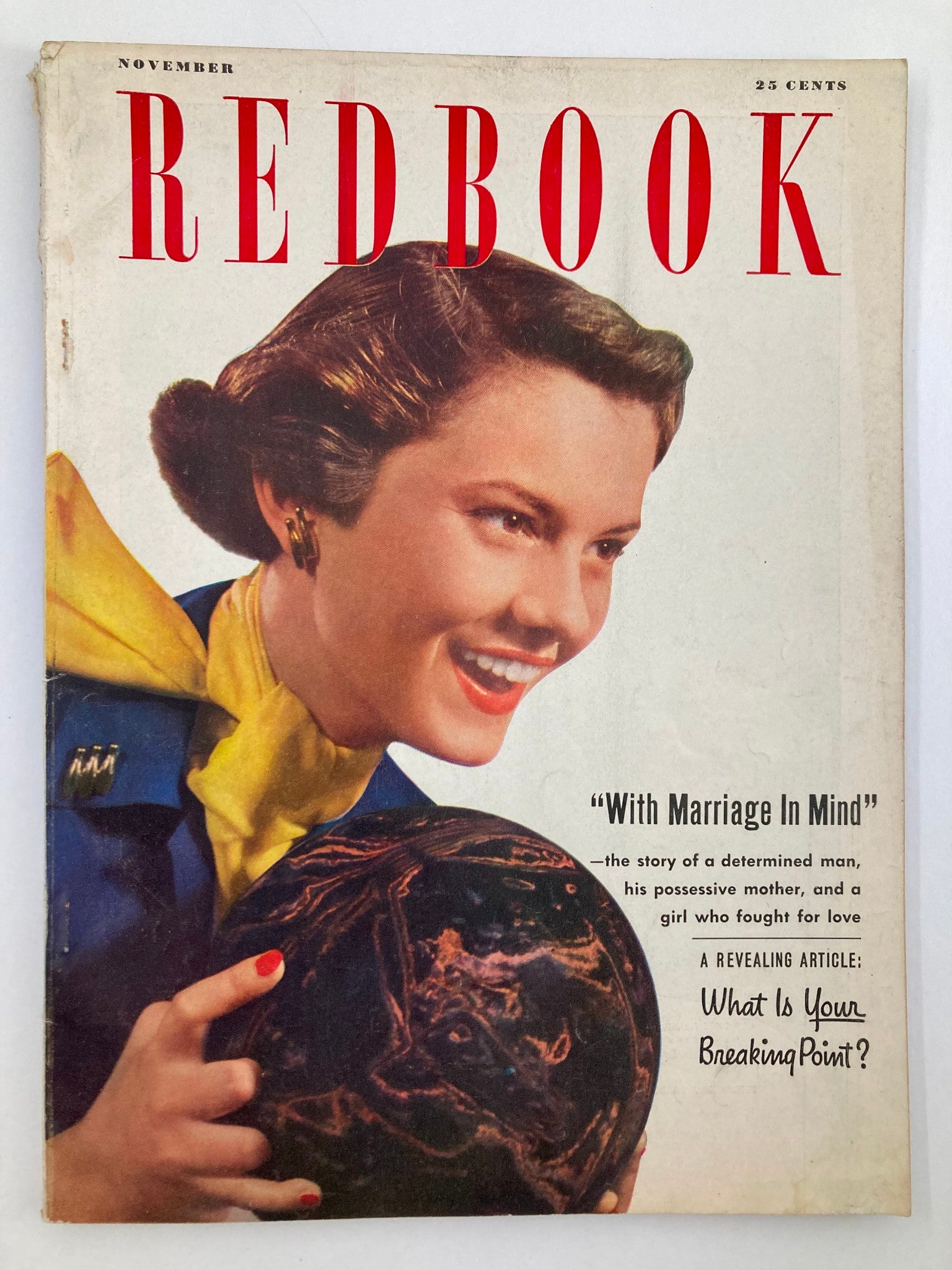 VTG Redbook Magazine November 1949 Vol 94 #1 With Marriage in Mind No Label