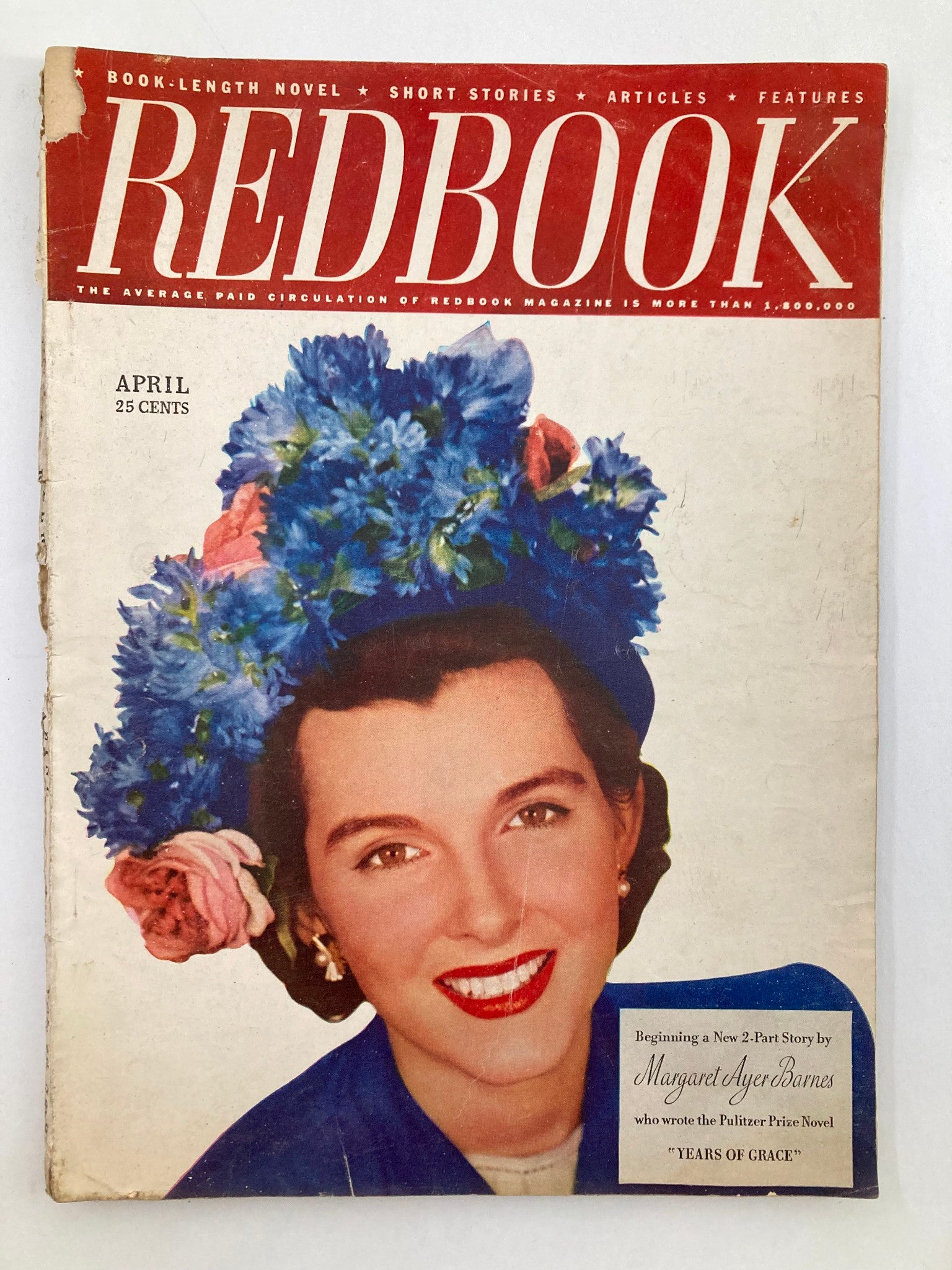 VTG Redbook Magazine April 1947 2-Part Story by Margaret Ayer Barnes No Label