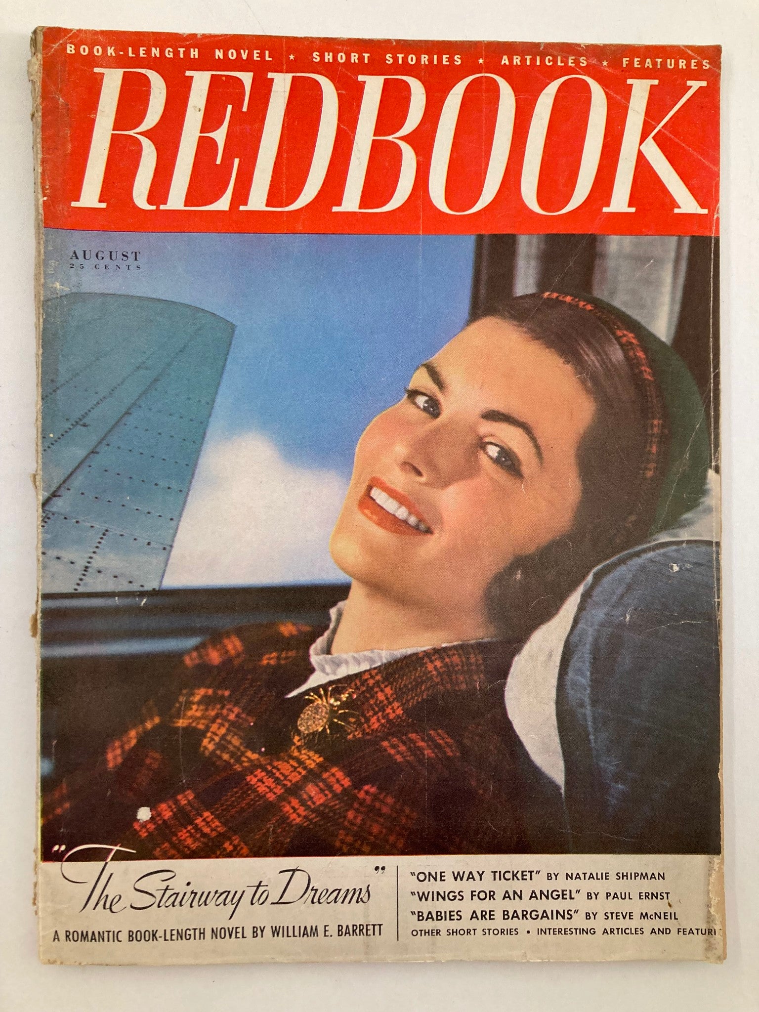 VTG Redbook Magazine August 1948 Vol 91 #4 The Stairway to Dreams No Label