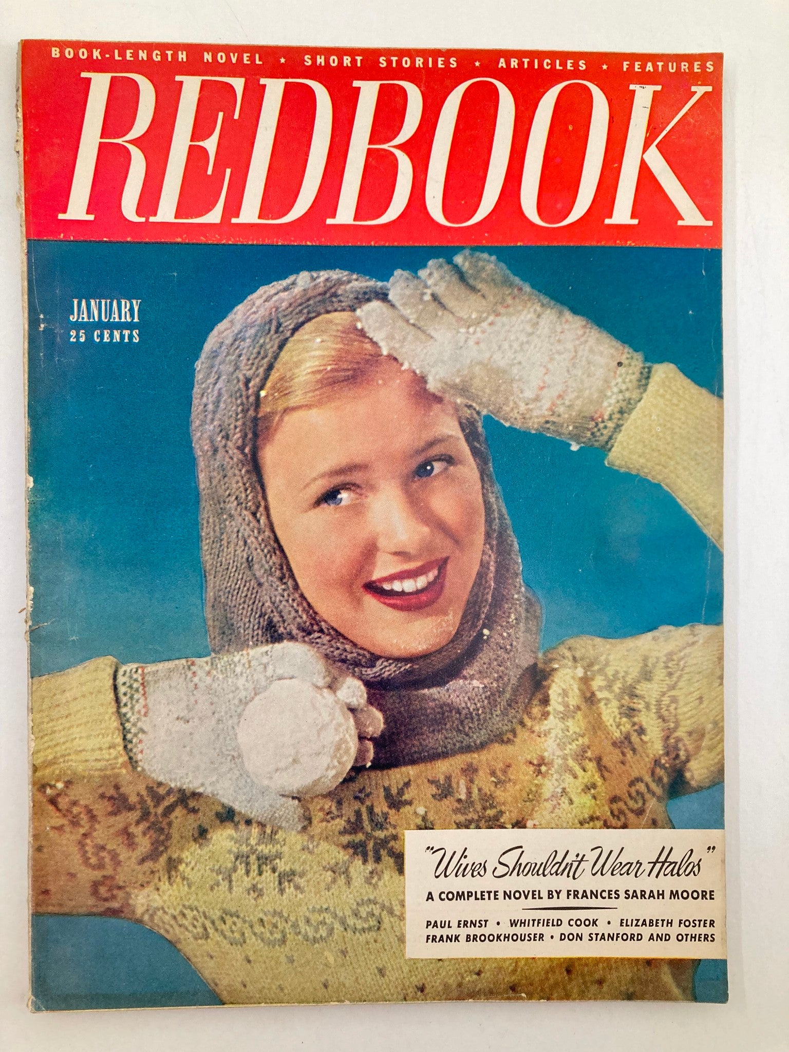 VTG Redbook Magazine January 1948 Vol 90 #3 Wives Shouldn't Wear Halos No Label