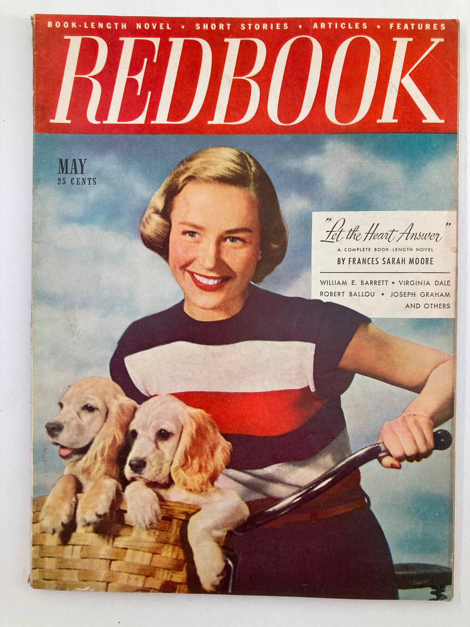 VTG Redbook Magazine May 1948 Vol 91 #1 Let the Heart Answer No Label