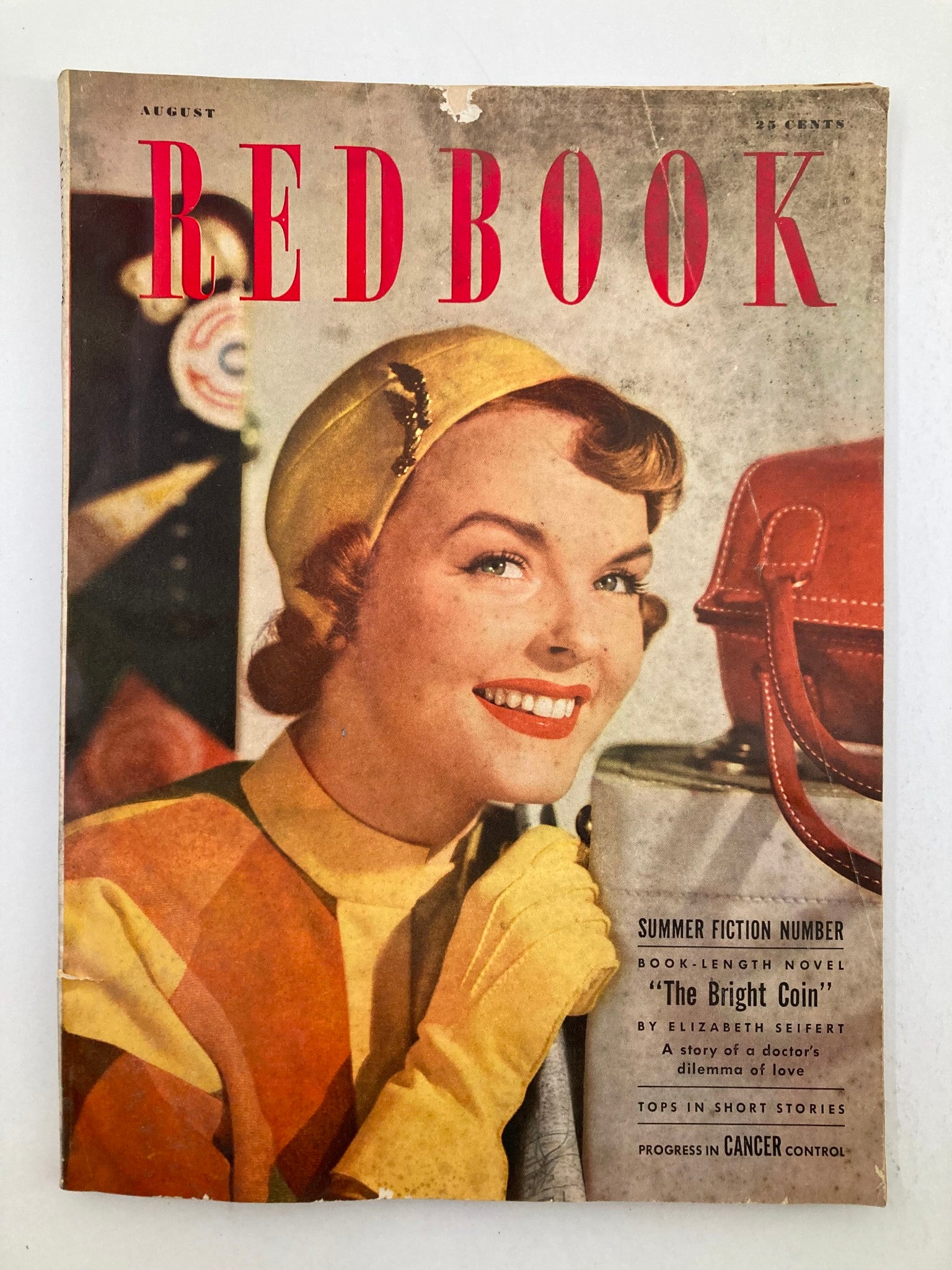 VTG Redbook Magazine August 1949 Vol 93 #4 The Bright Coin No Label