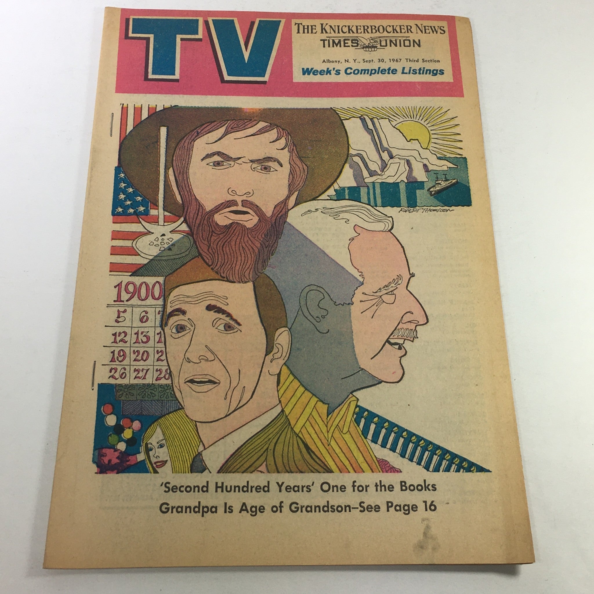 VTG TV Week's Complete TV Listings September 30 1967 - 'Second Hundred Years'