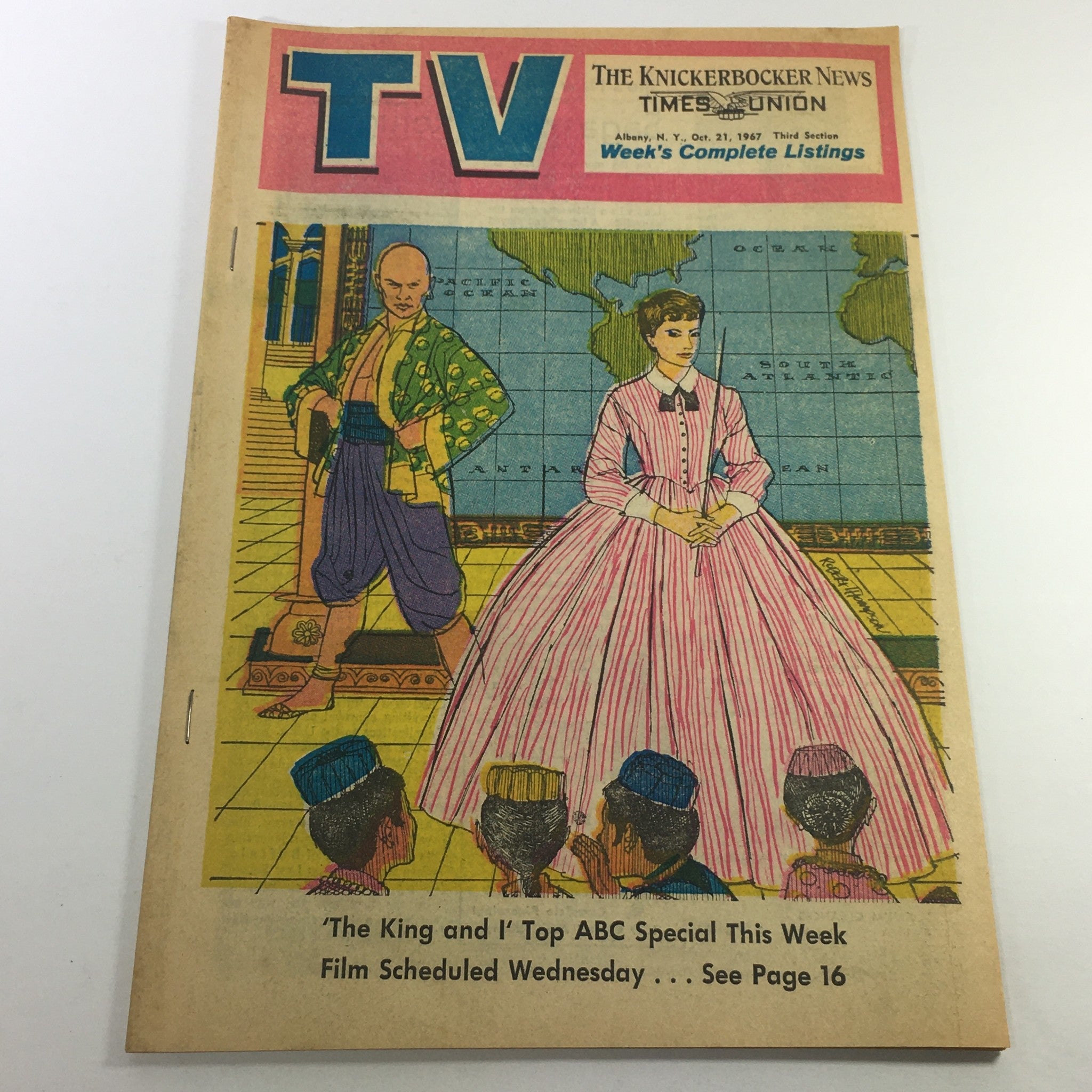 VTG TV Week's Complete TV Listings October 21 1967 - 'The King and I'