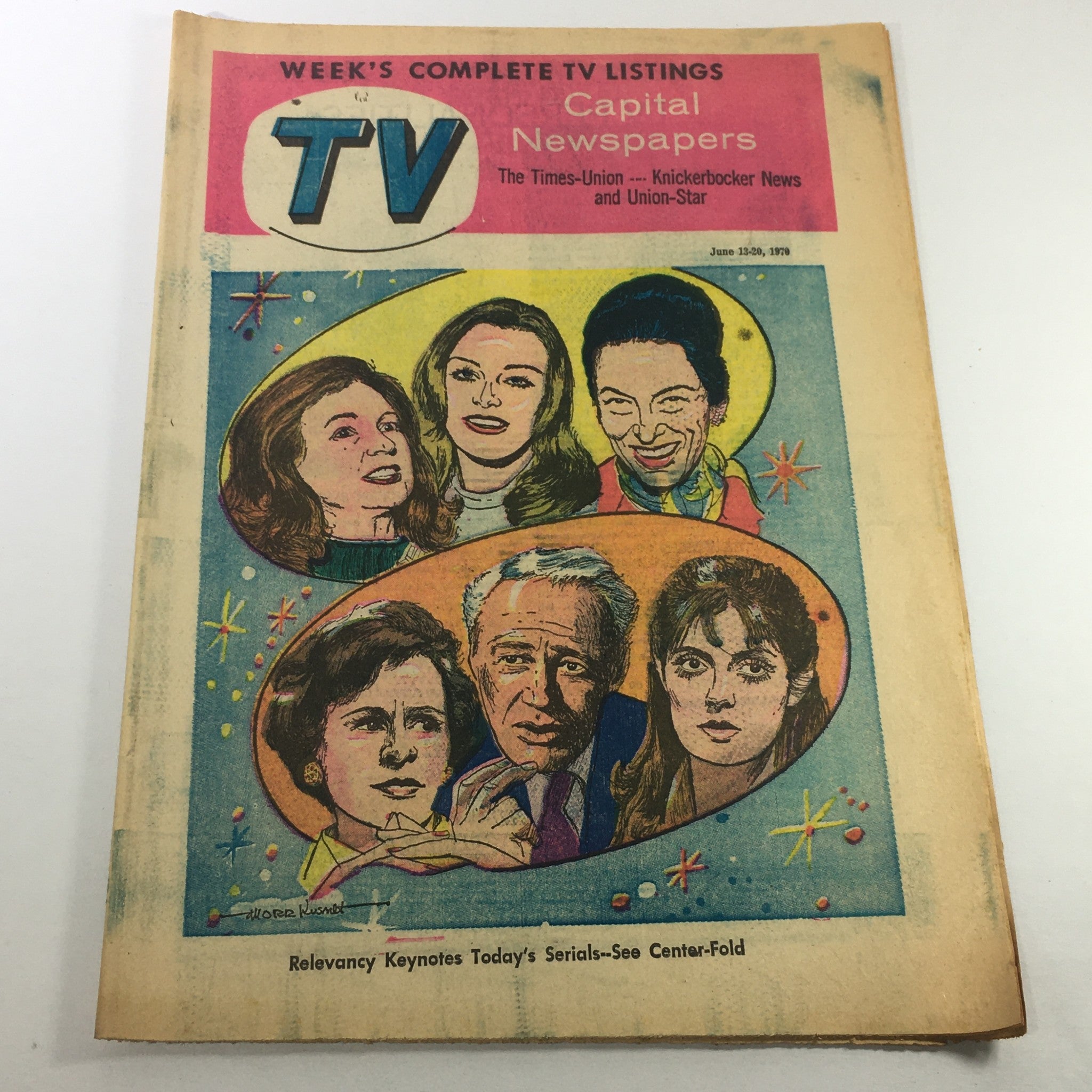 VTG TV Week's Complete TV Listings June 13-20 1970 - Relevancy Keynotes