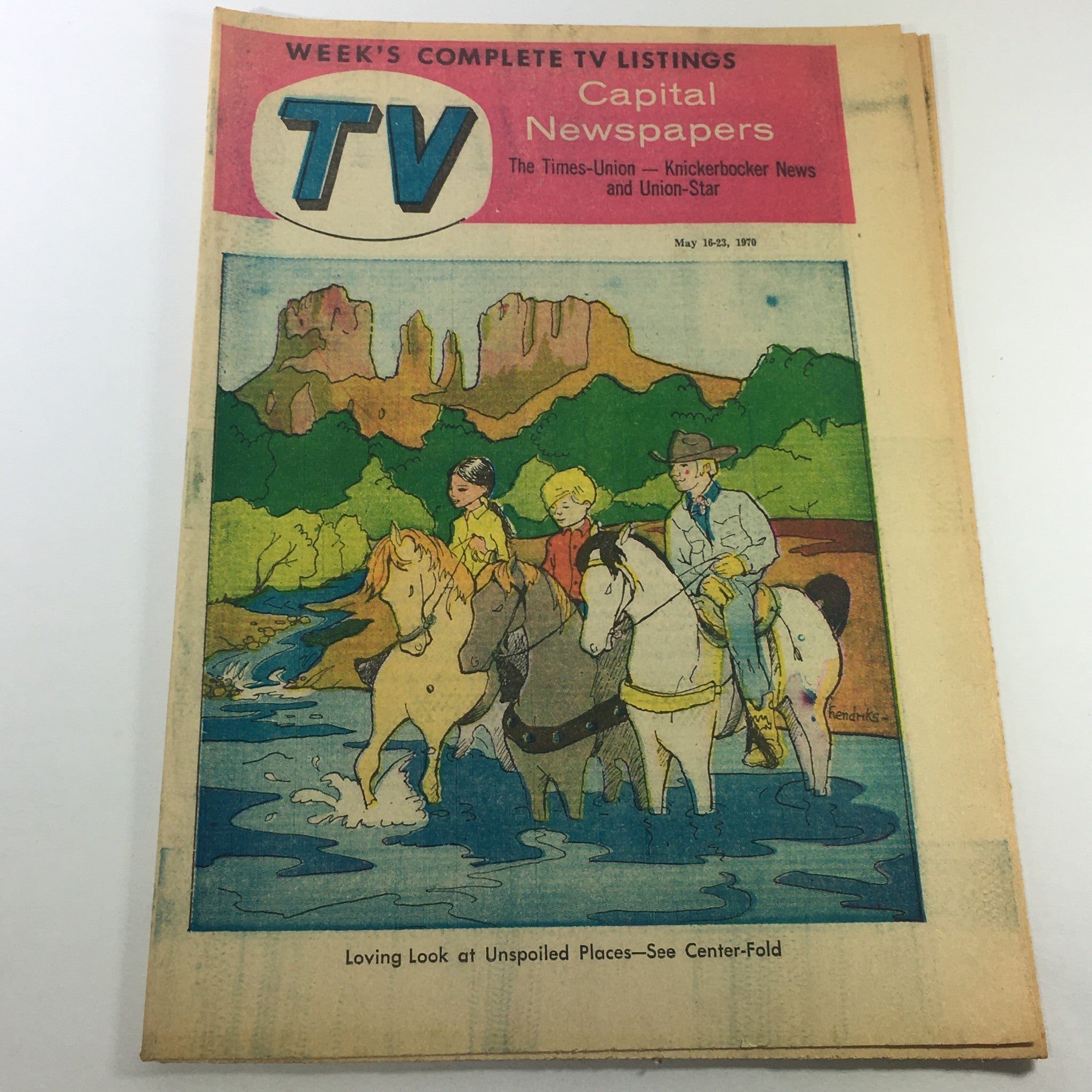 VTG TV Week's Complete TV Listings May 16-23 1970 - Loving Look Unspoiled Places