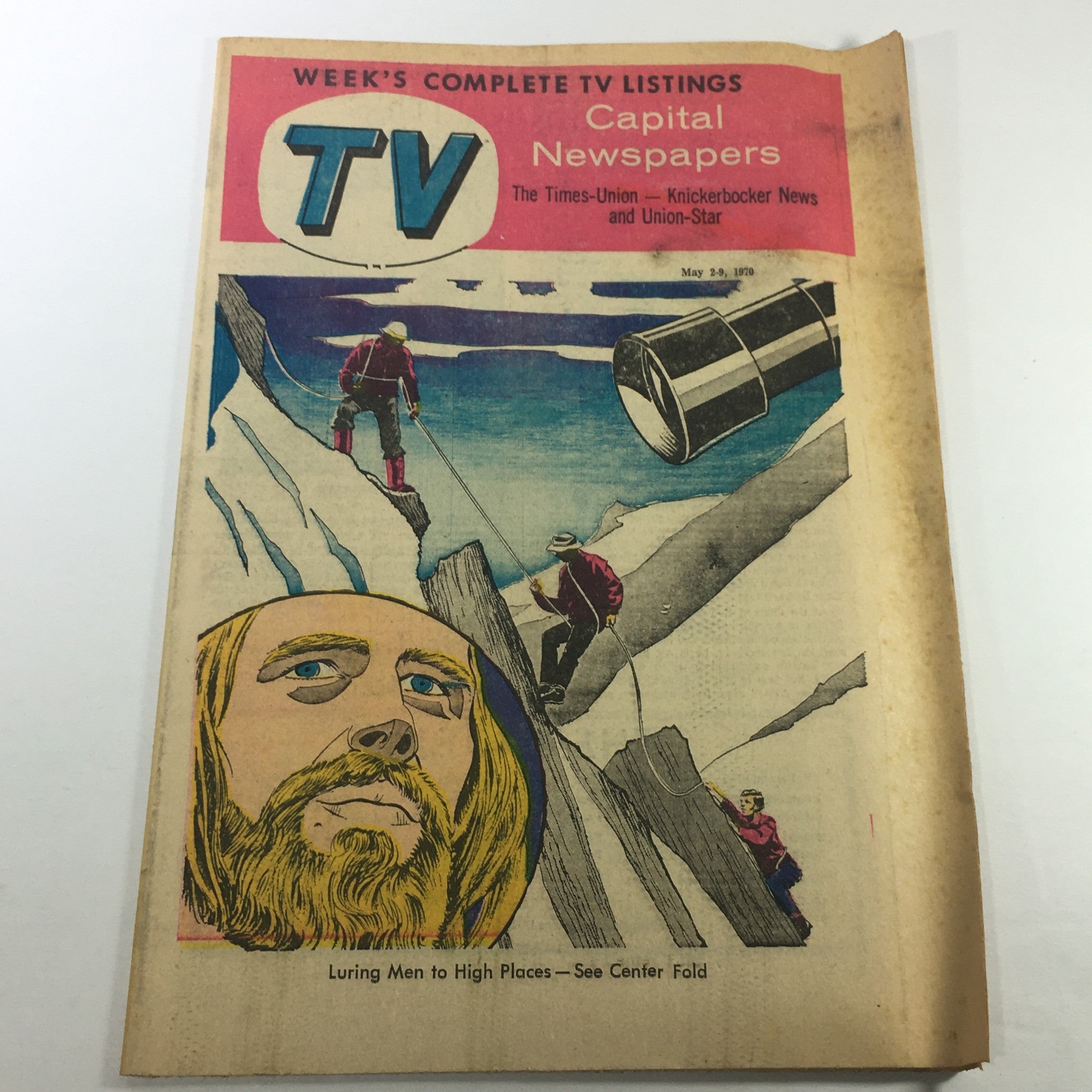 VTG TV Week's Complete TV Listings May 2-9 1970 - Luring Men To High Places