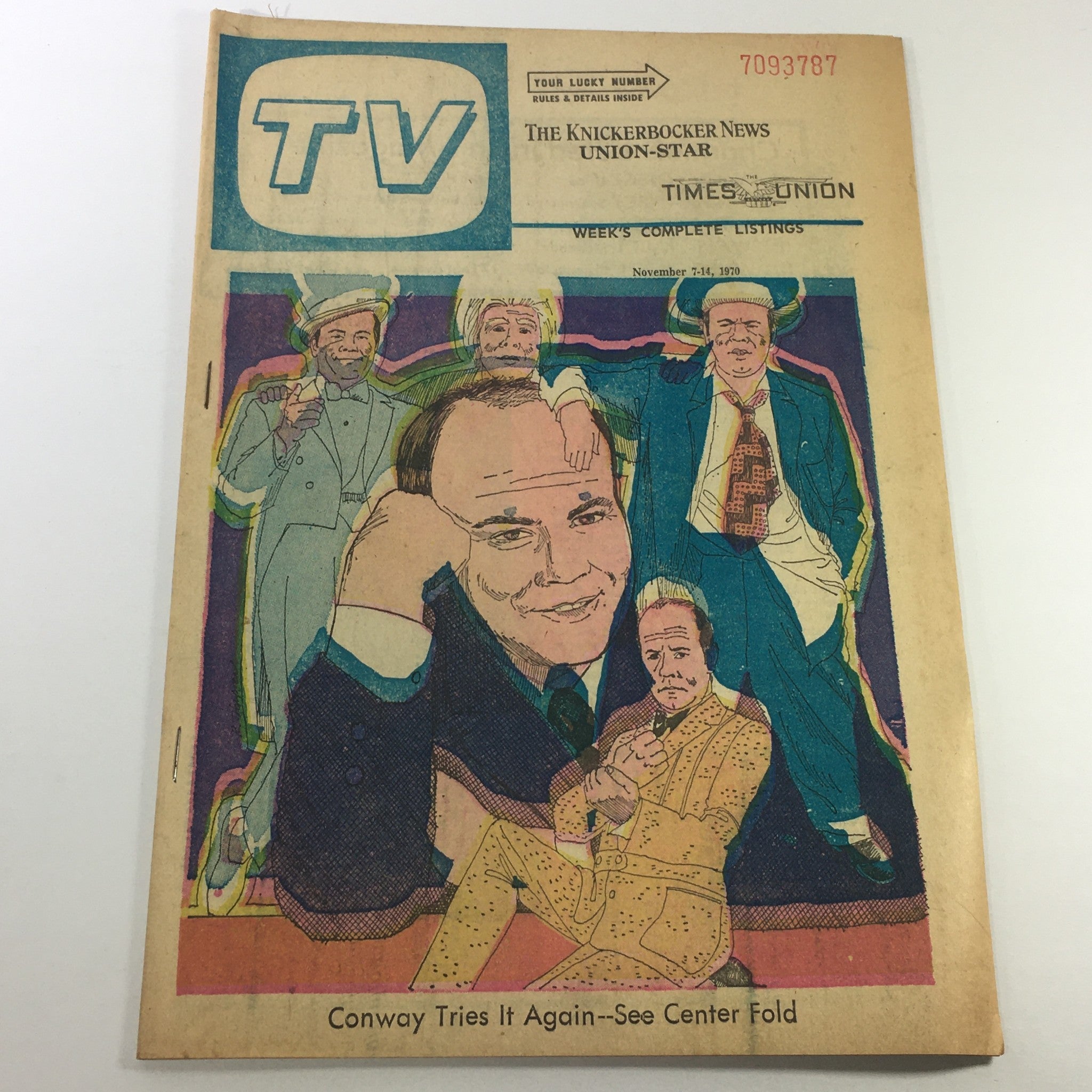 VTG TV Week's Complete TV Listings November 7-14 1970 - Conway Tries It Again