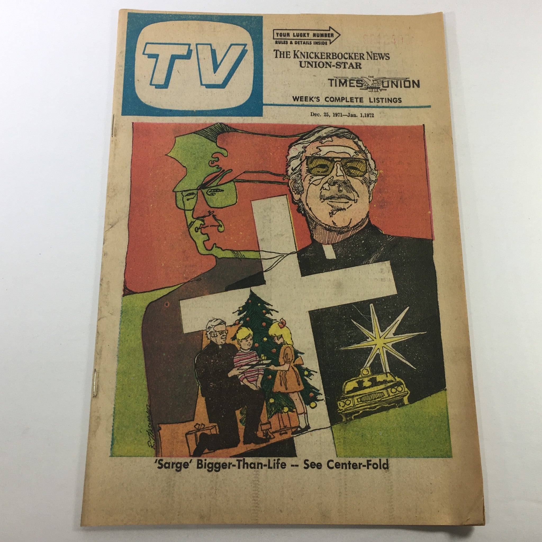 VTG TV Week's Complete TV Listings December 25 1971-January 1 1972 - Sarge