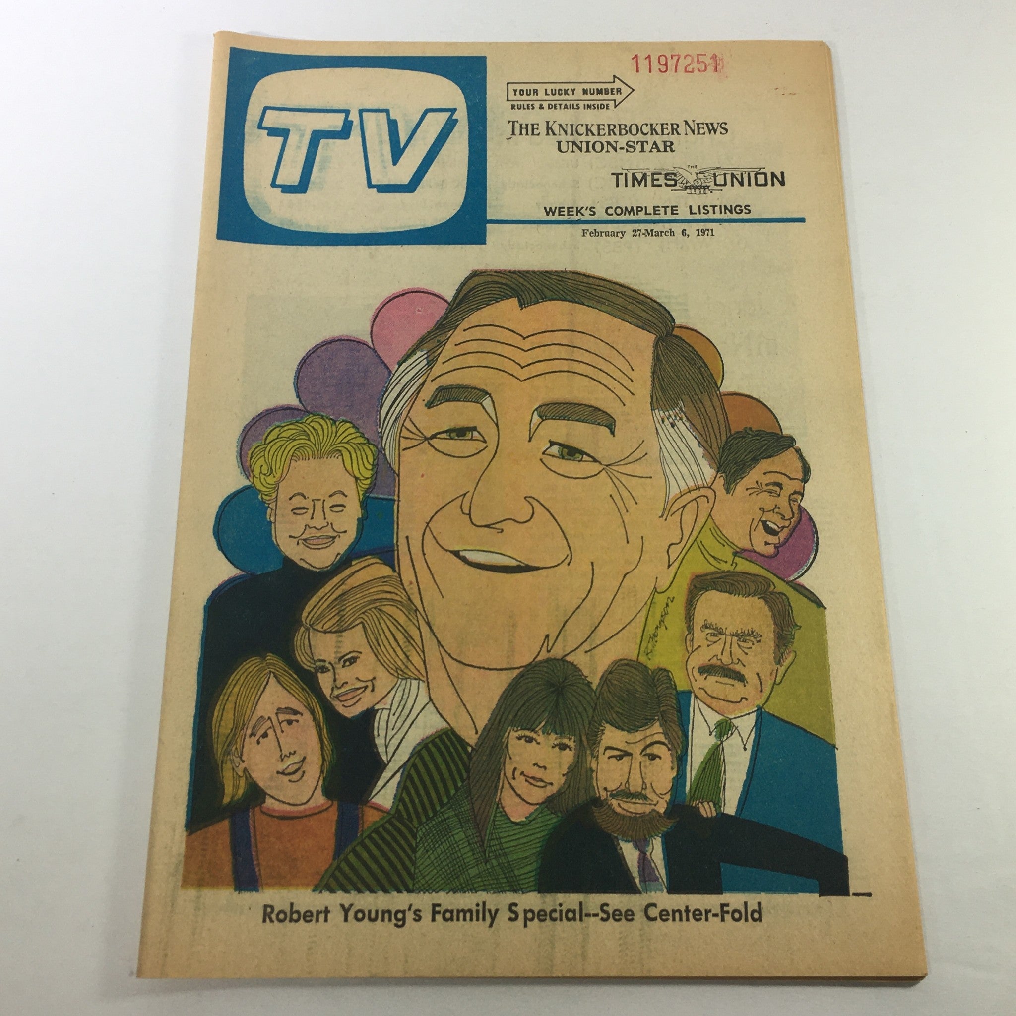 VTG TV Week's Complete TV Listings February 27-March 6 1971 Robert Young Family