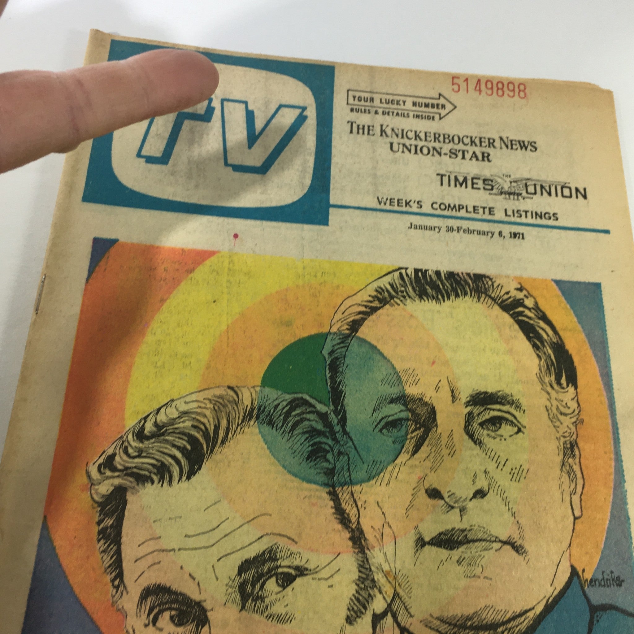 VTG TV Week's Complete TV Listings January 30-February 6 1971 - The Price