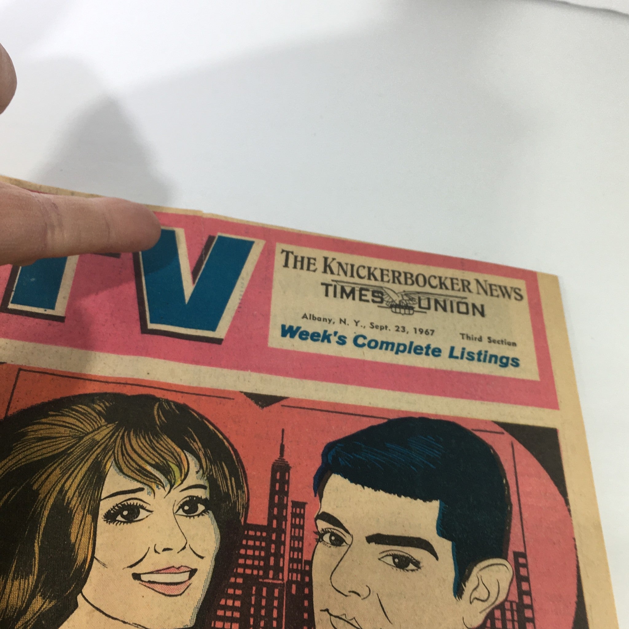 VTG TV Week's Complete TV Listings September 23 1967 - He and She Married Pair