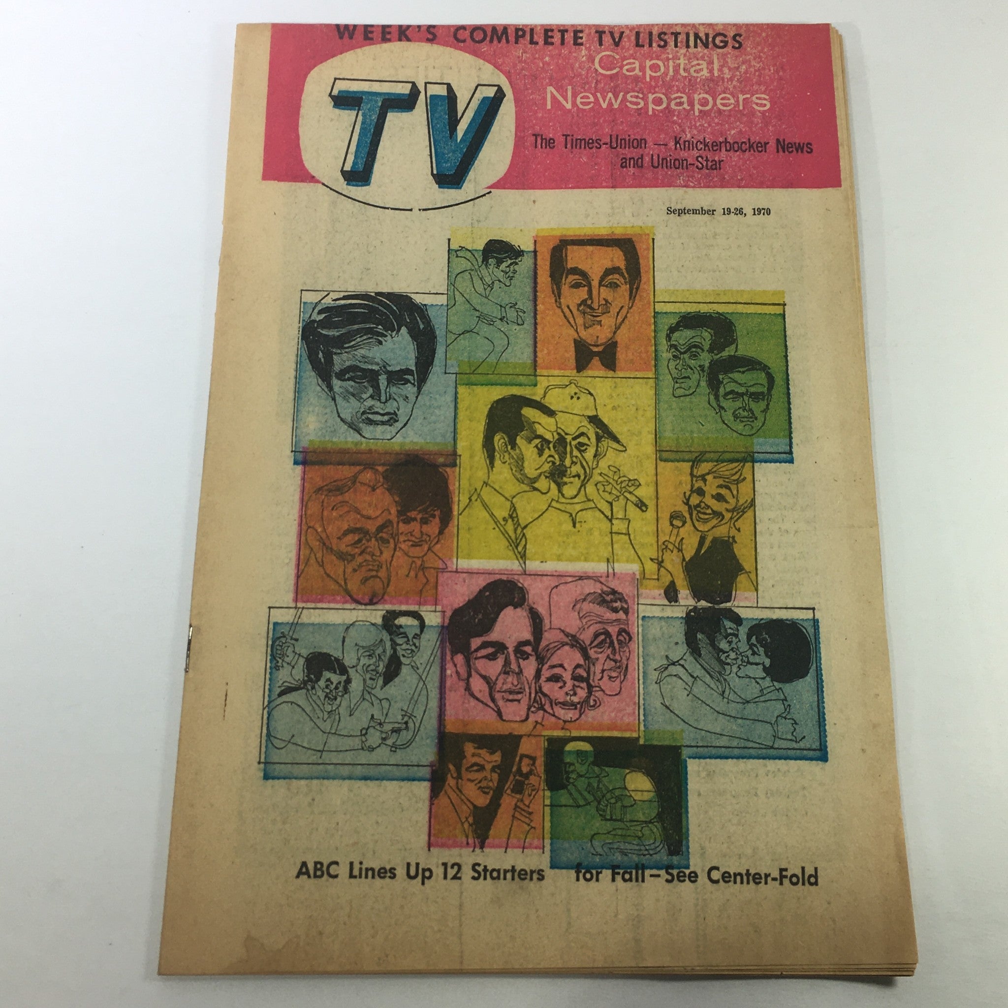 VTG TV Week's Complete TV Listings September 19-26 1970 ABC Lines Up 12 Starters