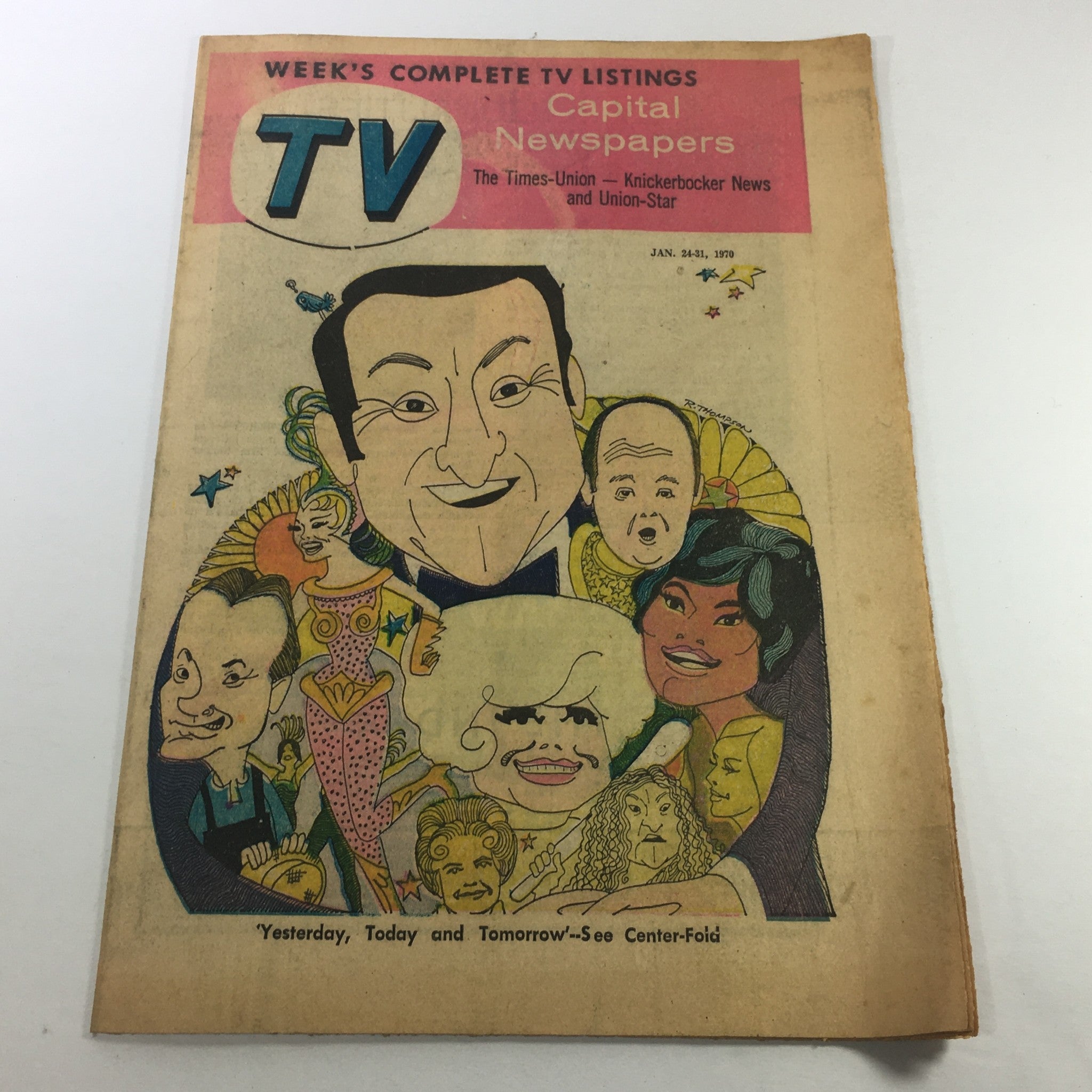 VTG TV Week's Complete TV Listings January 24-31 1970 Yesterday Today & Tomorrow