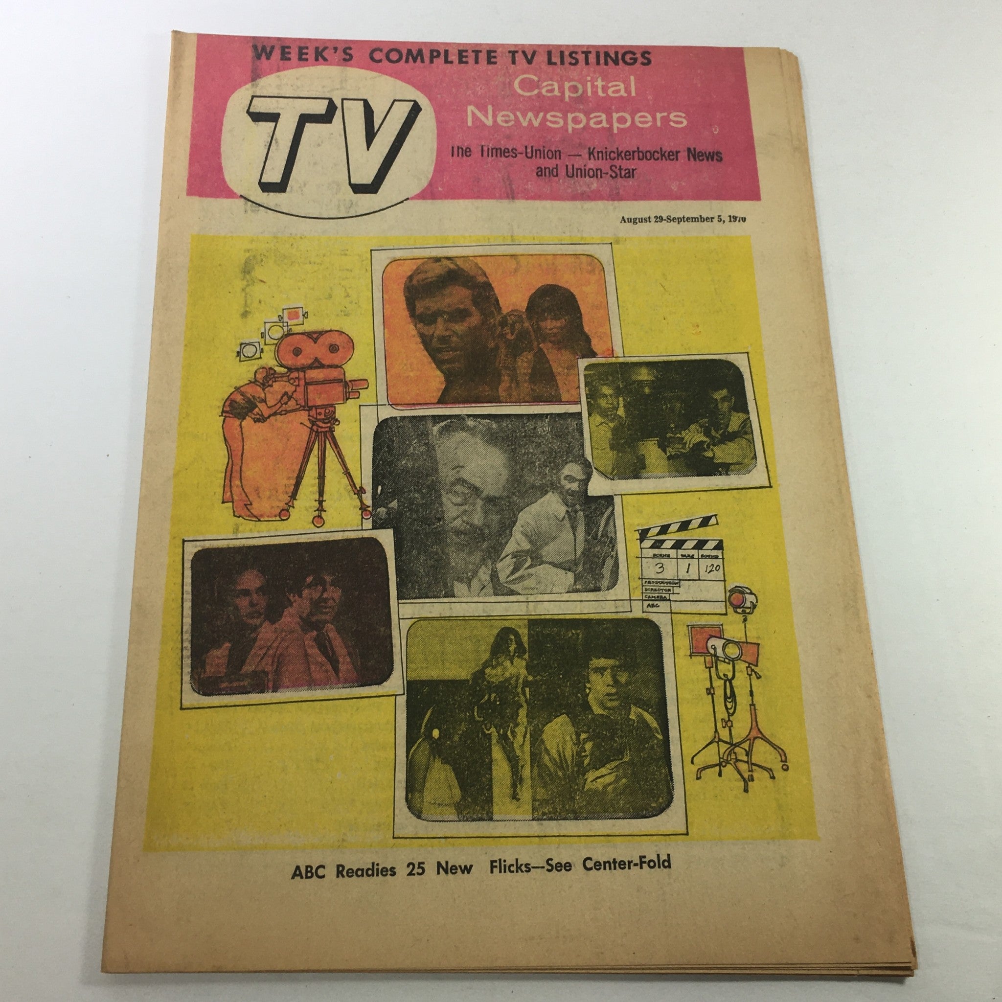 VTG TV Week's Complete TV Listings August 29-September 5 1970 ABC Readies Flicks