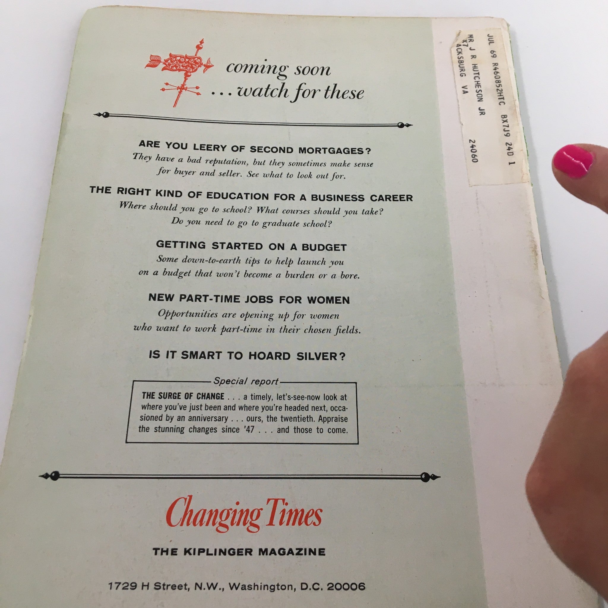 VTG Changing Times Magazine December 1966 How To Do Business with a Stockbroker