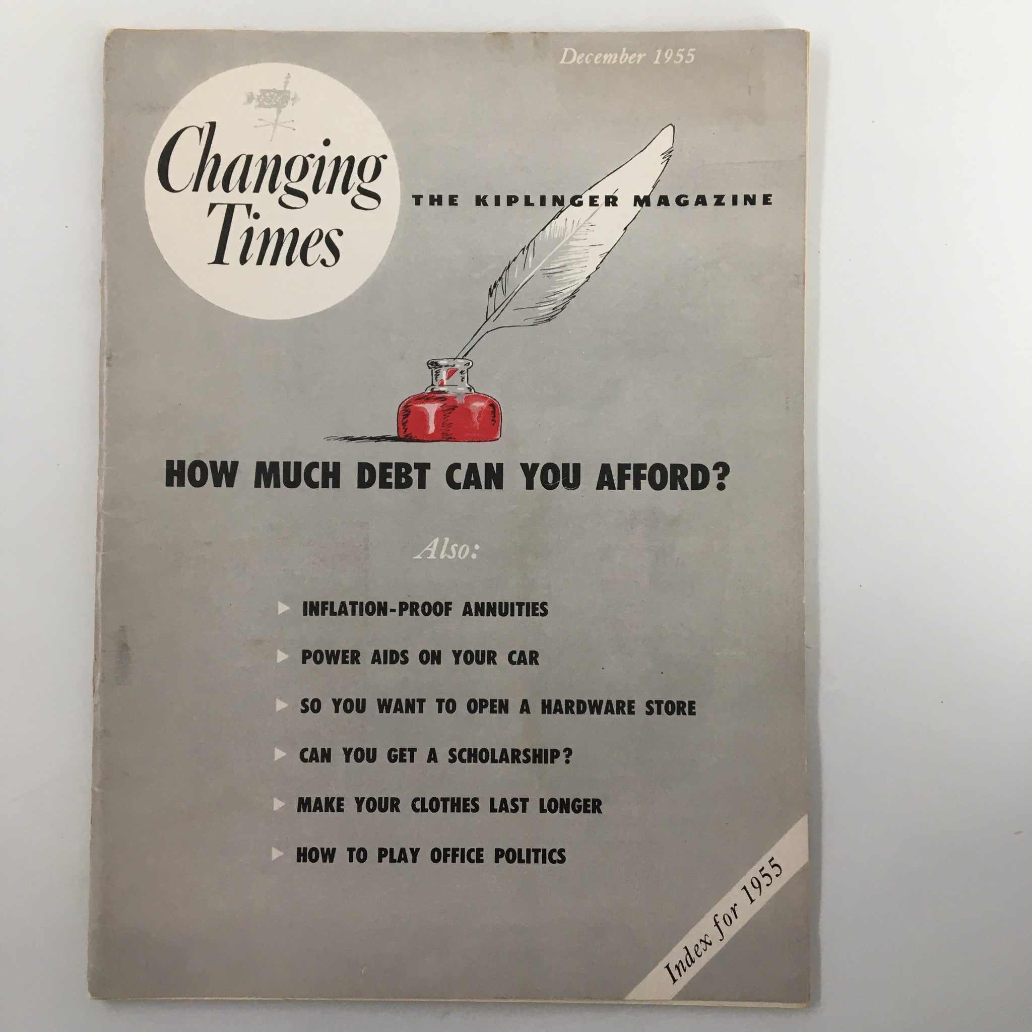 VTG Changing Times Magazine December 1955 So You Want To Open A Hardware Store